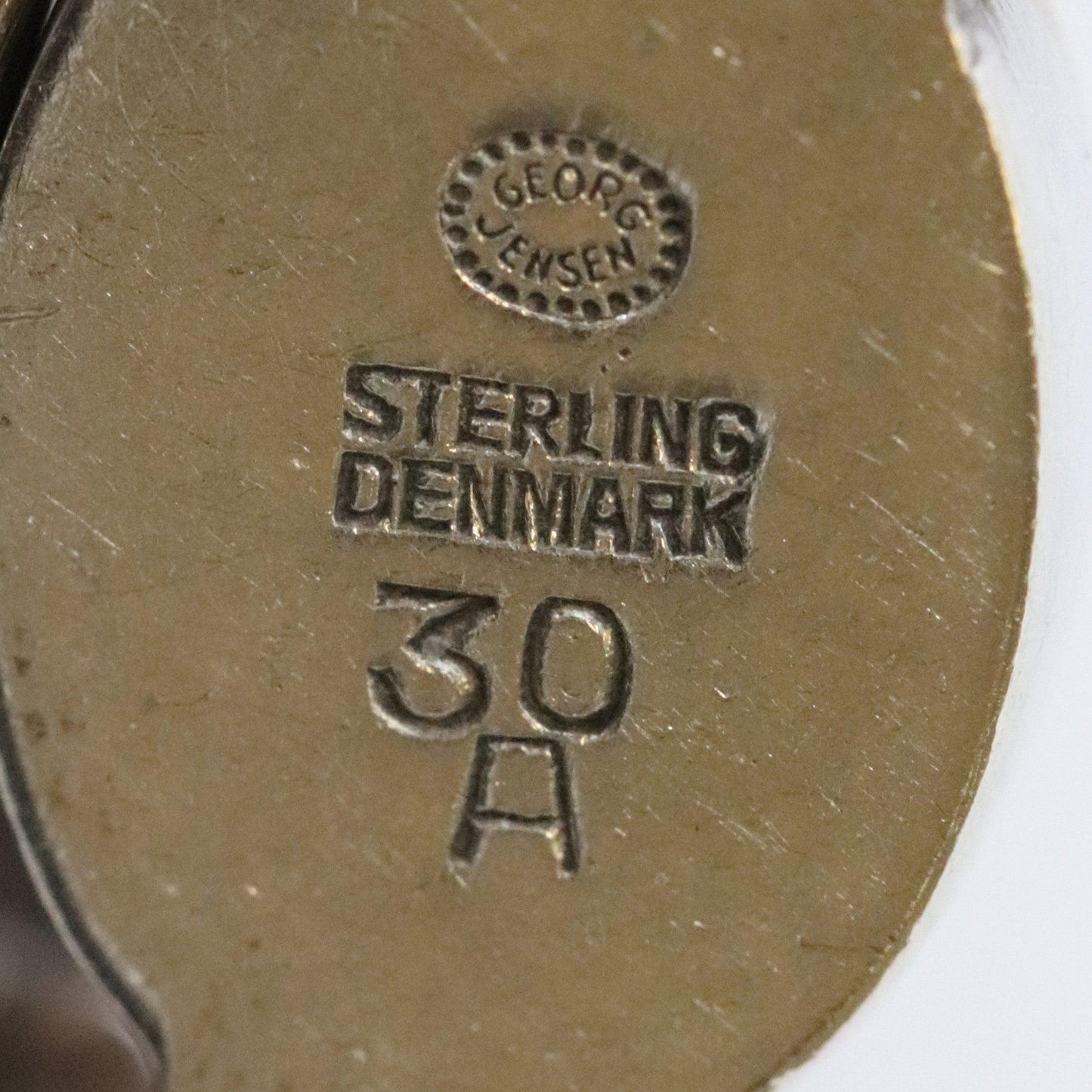 Vintage Georg Jensen Jewelry | Rare Chrysoprase Floral Link Necklace 30A - Carmel FSJ