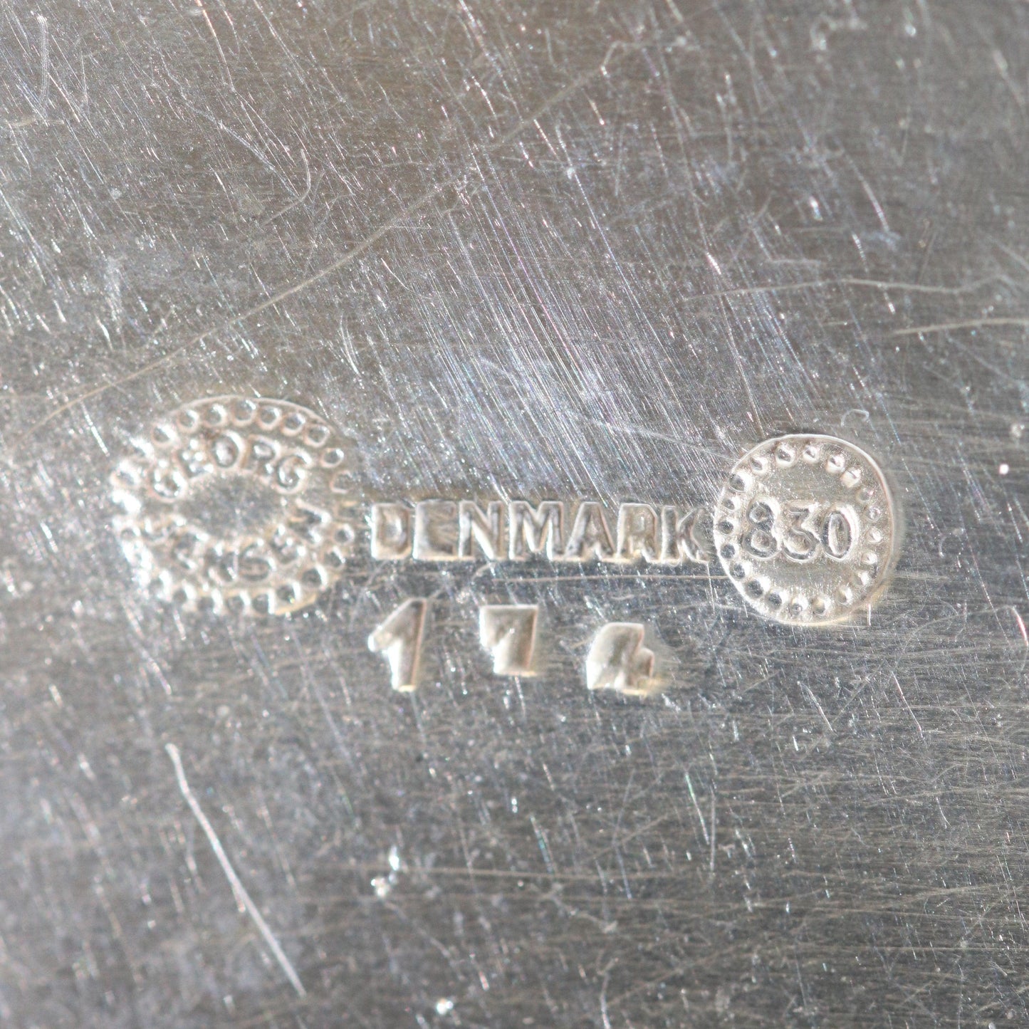 Vintage Georg Jensen Jewelry | Rare Early Art Nouveau Floral Brooch 174 - Carmel FSJ