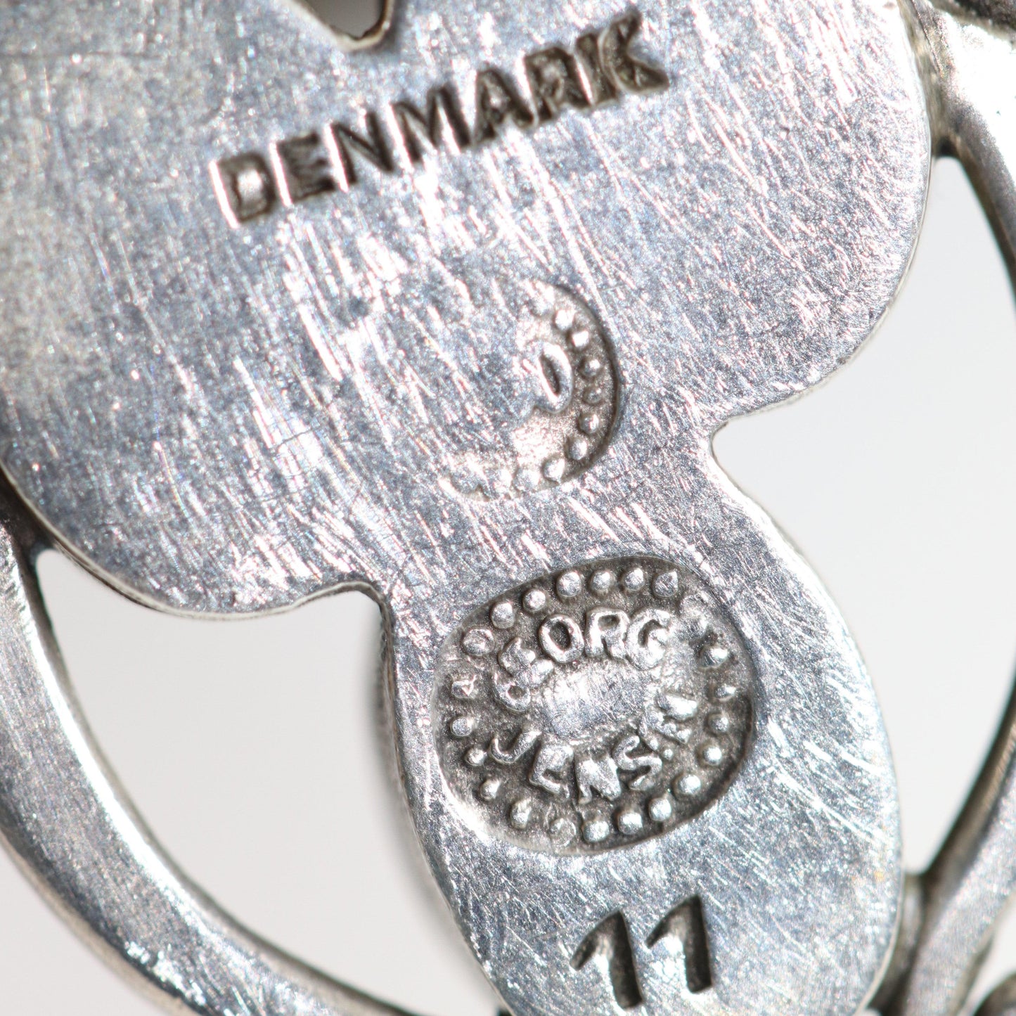 Vintage Georg Jensen Jewelry | Rare Foliate Moonstone Pendant - Carmel FSJ