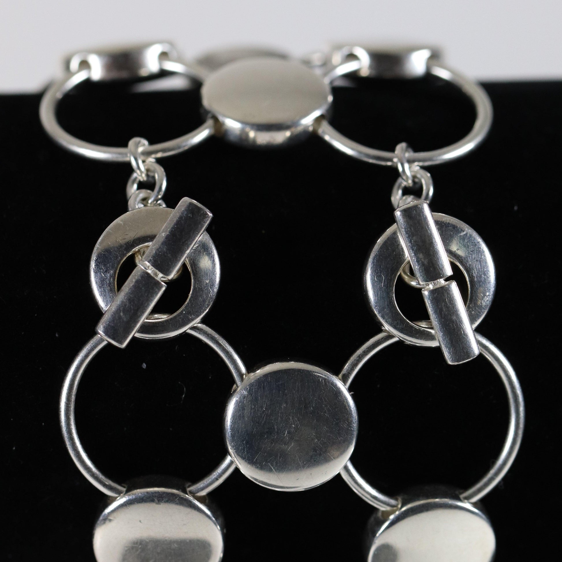 Vintage Georg Jensen Jewelry | Regitze Overgaard Avant Garde Circle Bracelet 464 - Carmel Fine Silver Jewelry