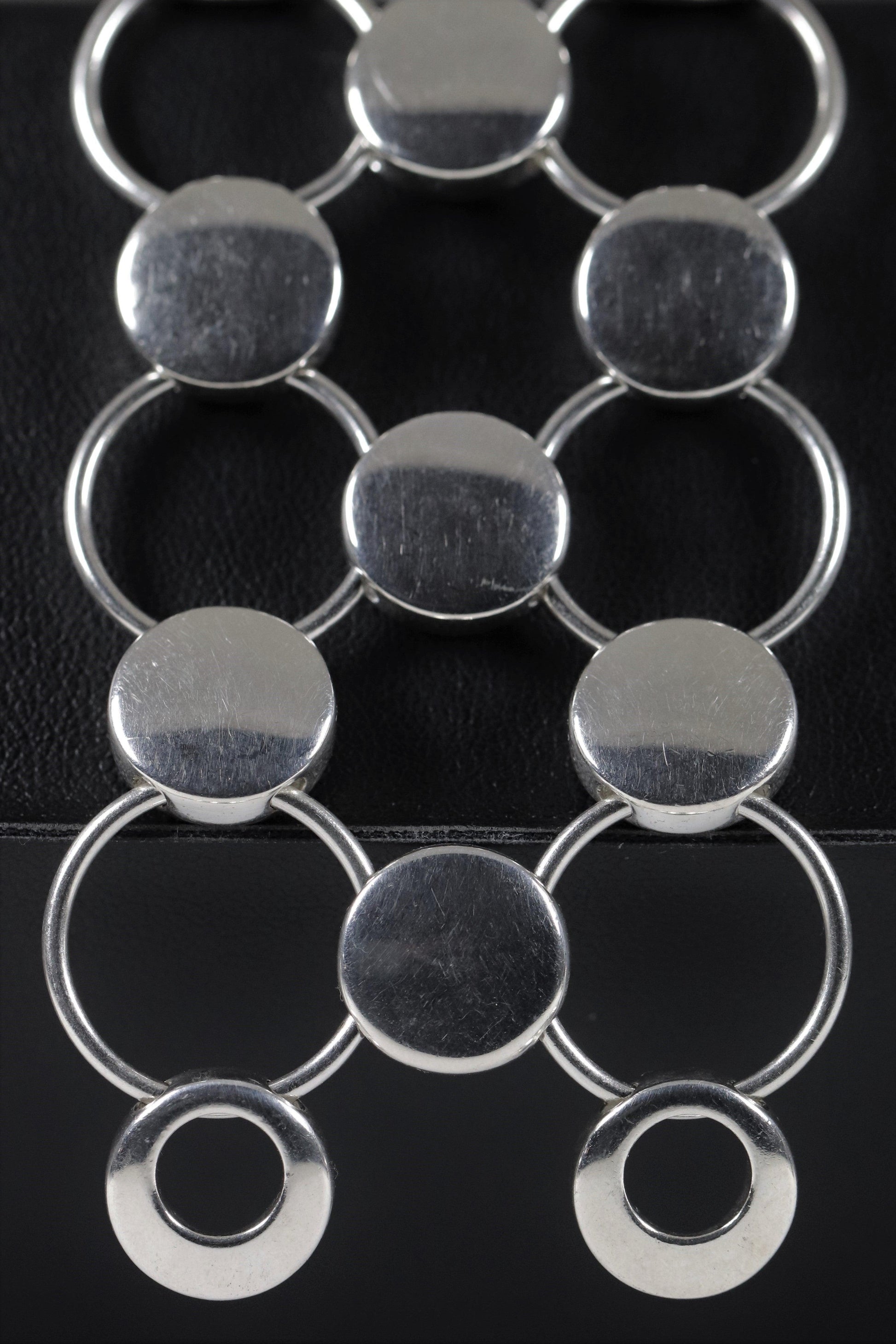 Vintage Georg Jensen Jewelry | Regitze Overgaard Avant Garde Circle Bracelet 464 - Carmel Fine Silver Jewelry