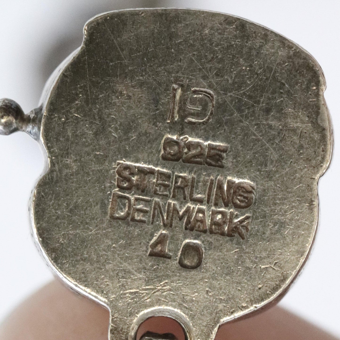 Vintage Georg Jensen Jewelry | Silver Floral Necklace 10 - Carmel FSJ