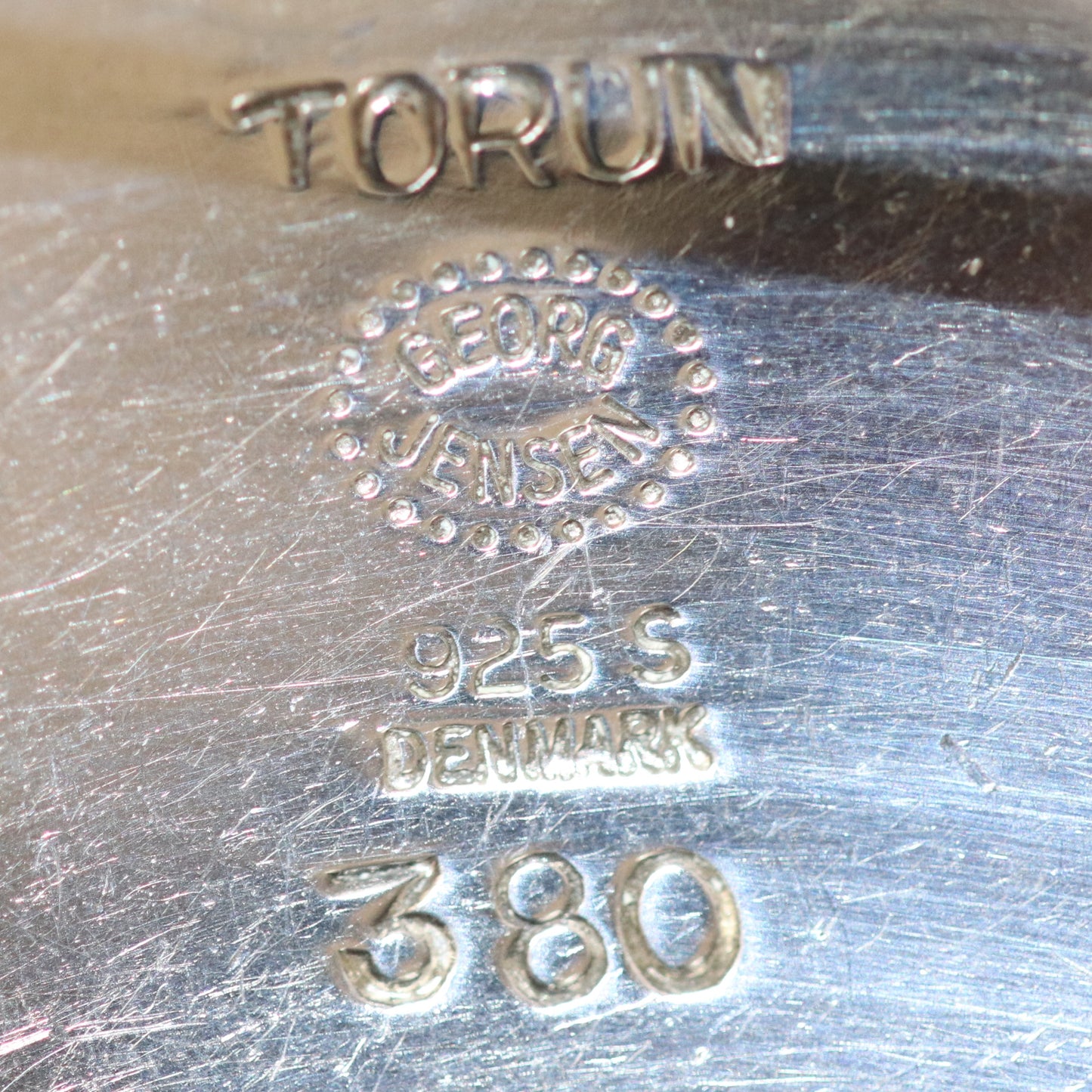 Vintage Georg Jensen Jewelry | Vivianna Torun Bülow‑Hübe Leaf Brooch 380 Denmark - Carmel FSJ