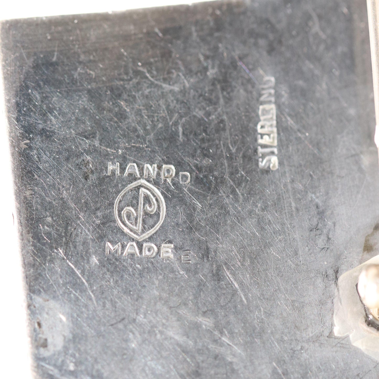 Vintage Handcrafted Silver Jewelry | James Parker Brutalist Brooch - Carmel FSJ