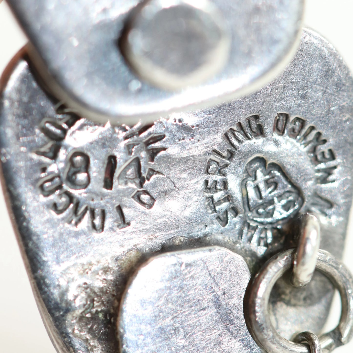 Vintage Los Castillo Jewelry | Mid-Century Panel Link Bracelet Taxco Mexico - Carmel Fine Silver Jewelry