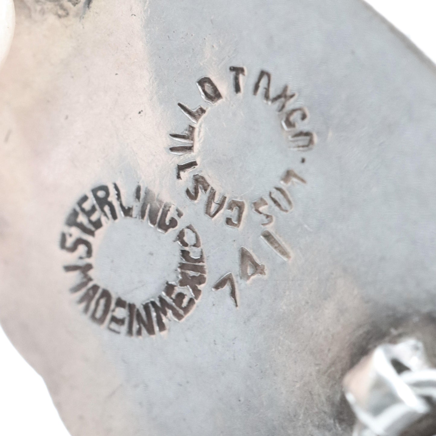 Vintage Los Castillo Taxco Mexican Jewelry | Floral Panel Link Necklace - Carmel FSJ