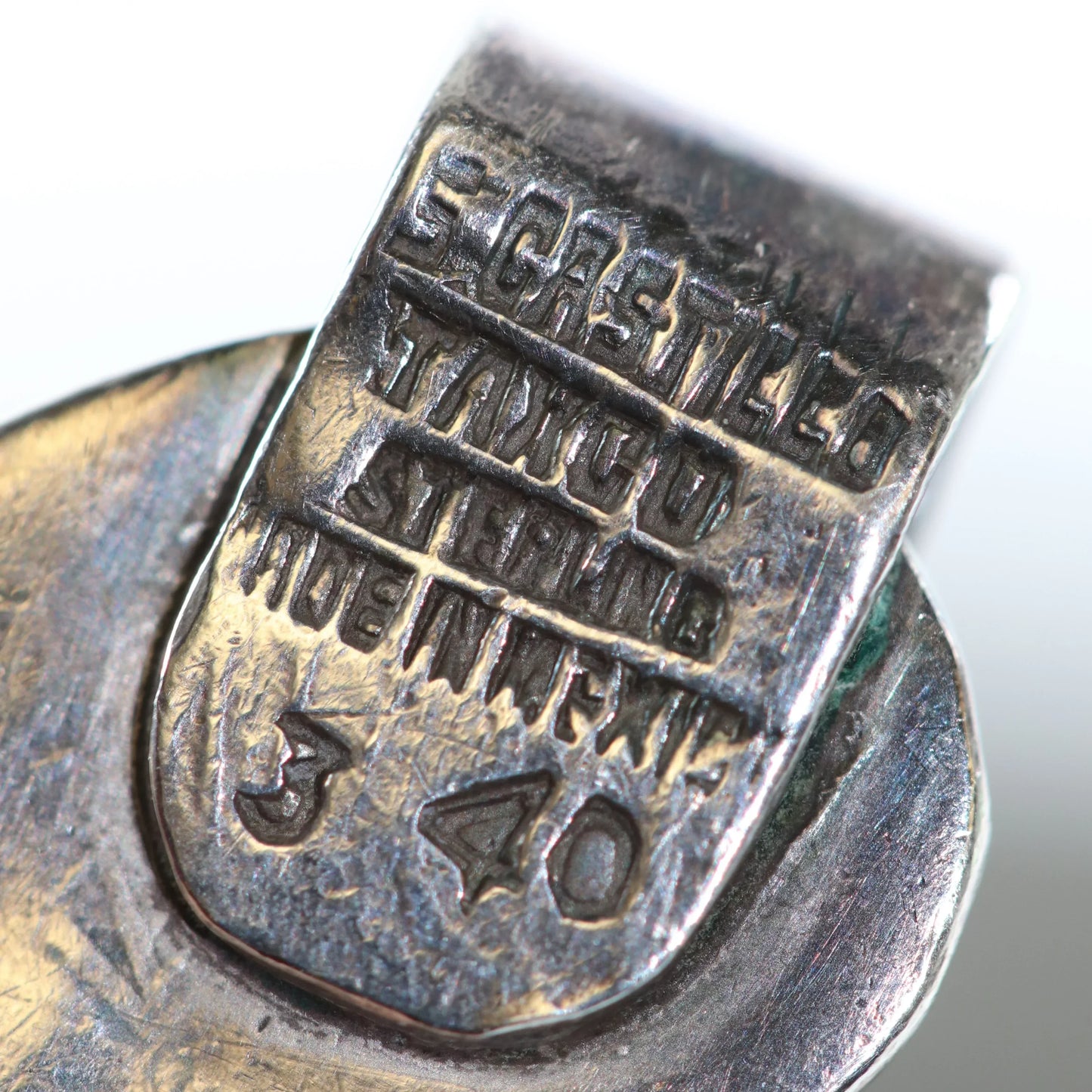 Vintage Los Castillo Taxco Mexican Jewelry | Swirl Panel Linked Necklace - Carmel Fine Silver Jewelry