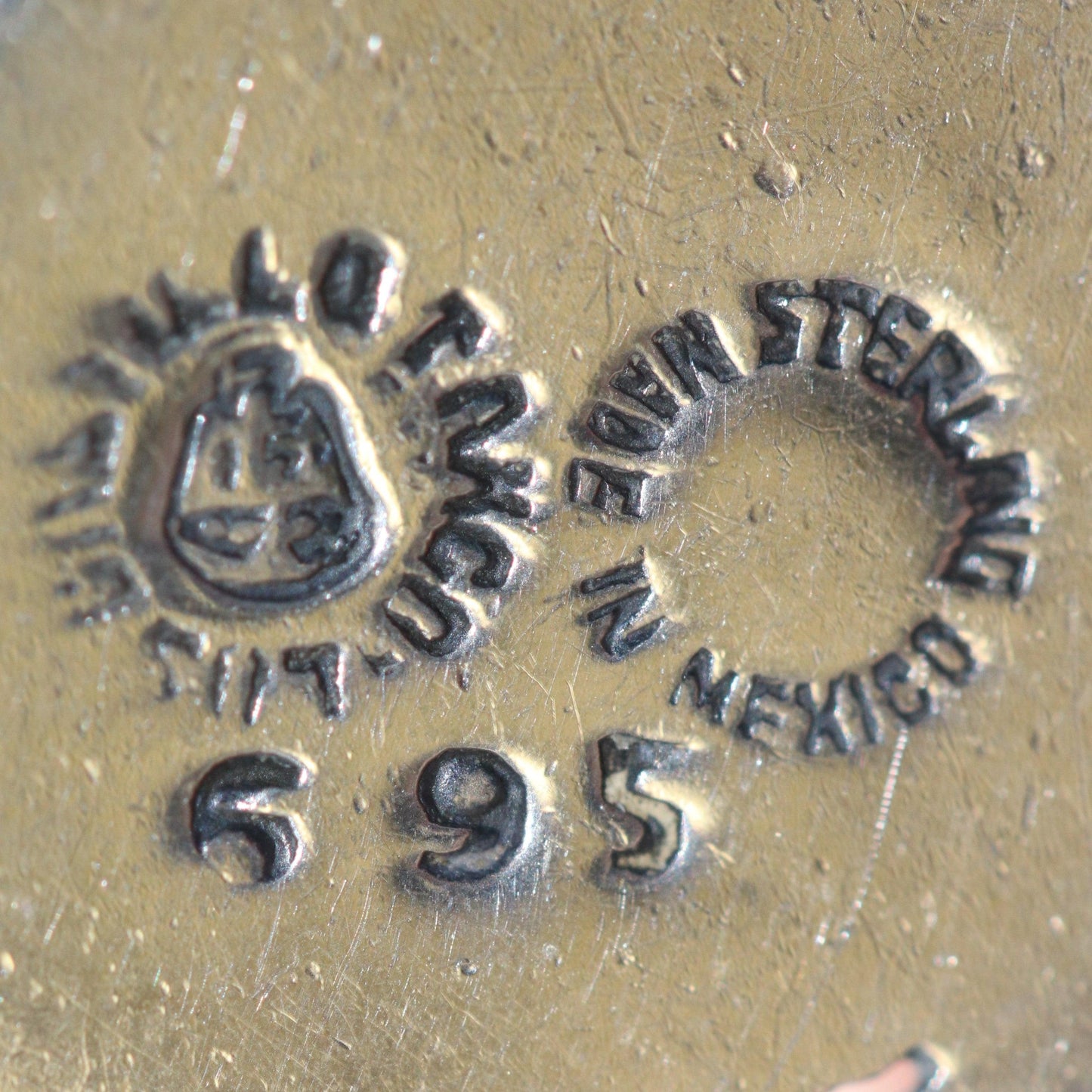 Vintage Los Castillo Taxco Silver Mexican Jewelry | Mid-Century Round Amethyst Floral Necklace - Carmel FSJ