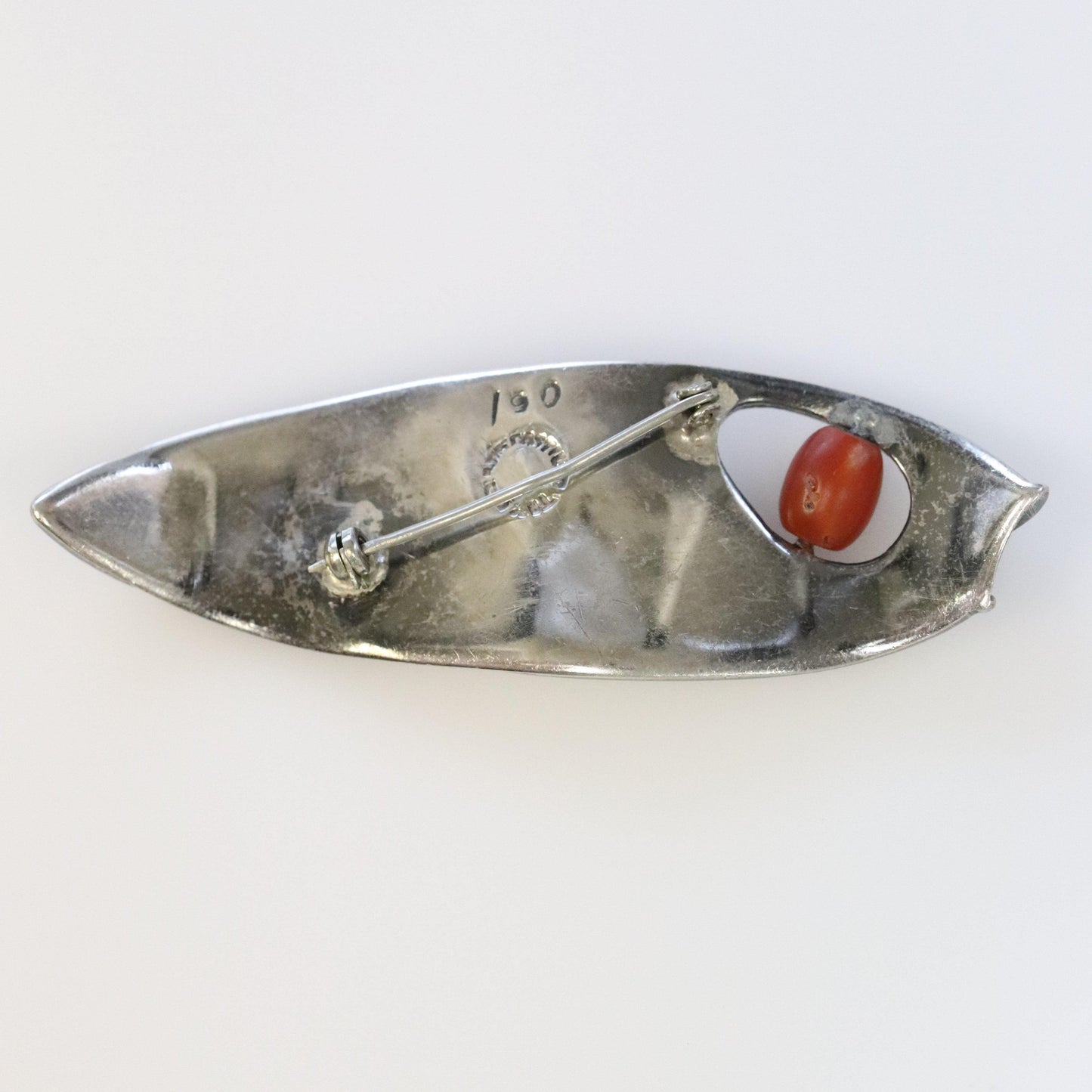Vintage Los Castillo Taxco Silver Mexican Jewelry | Rare Los Castillo Modernist Fish Brooch - Carmel Fine Silver Jewelry