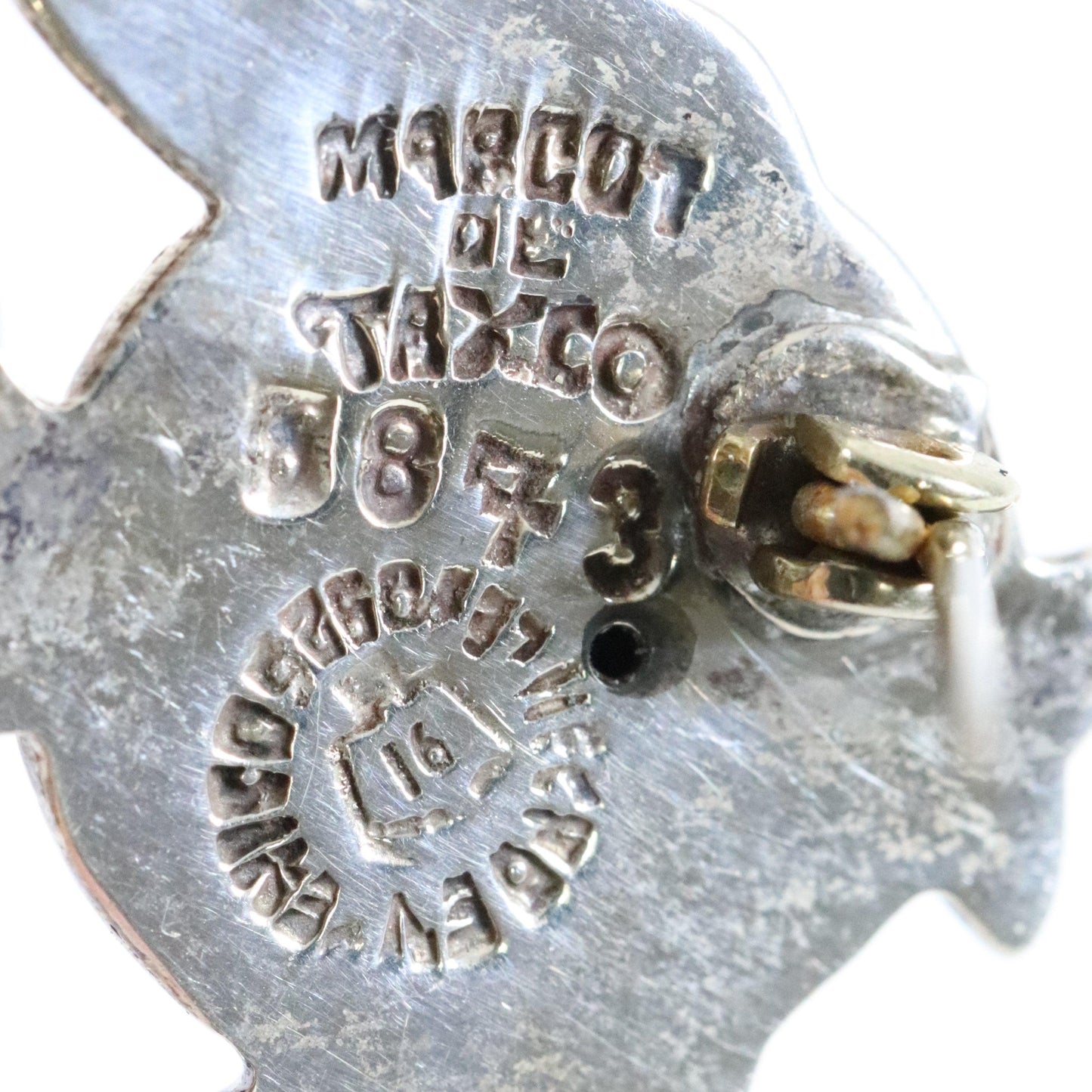 Vintage Margot de Taxco Jewelry | Petite Light Blue Enamel Fish Brooch - Carmel FSJ