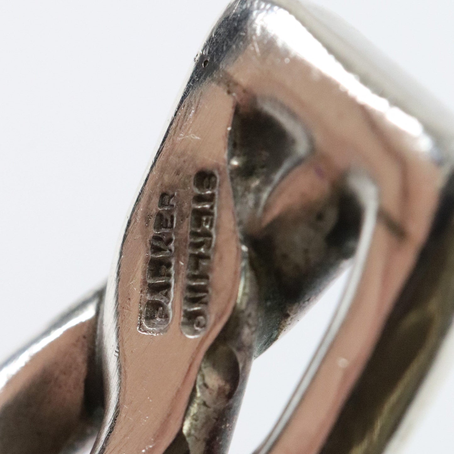 Vintage Modernist Silver Jewelry | Richard Parker Braided Bracelet - Carmel FSJ