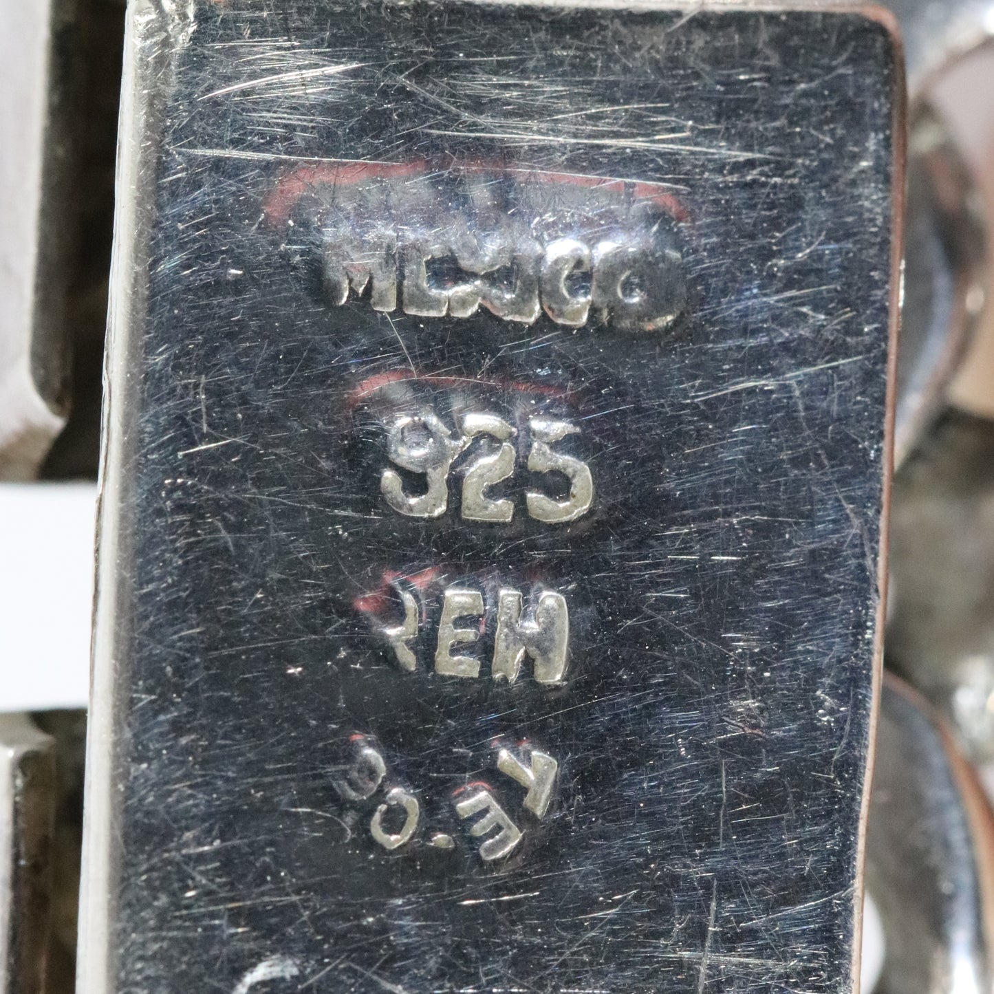 Vintage Rodolfo Espinoza Jewelry | Open Link Double Curb Necklace REH TE-06 Mexico - Carmel FSJ