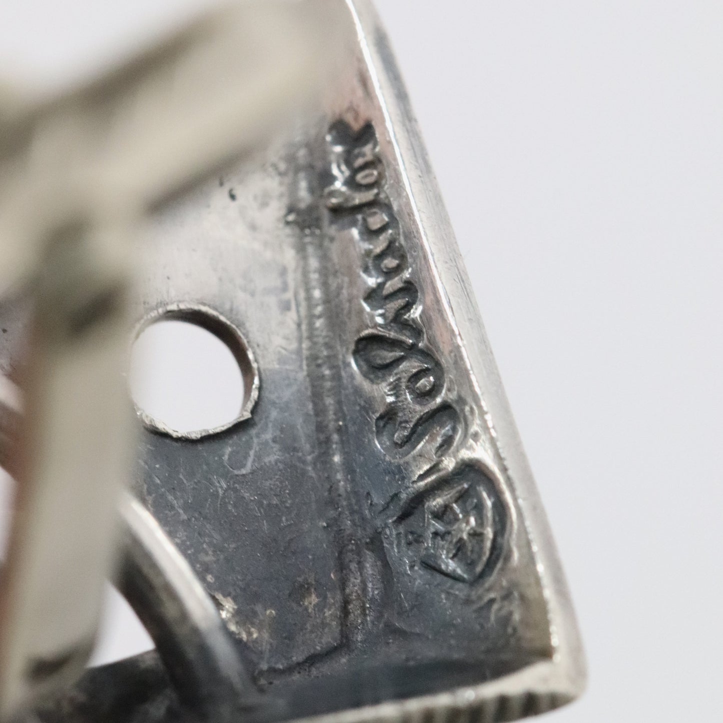 Vintage Salvador Teran Jewelry | Abstract Fish Skeleton Cufflinks 109 Mexico - Carmel FSJ