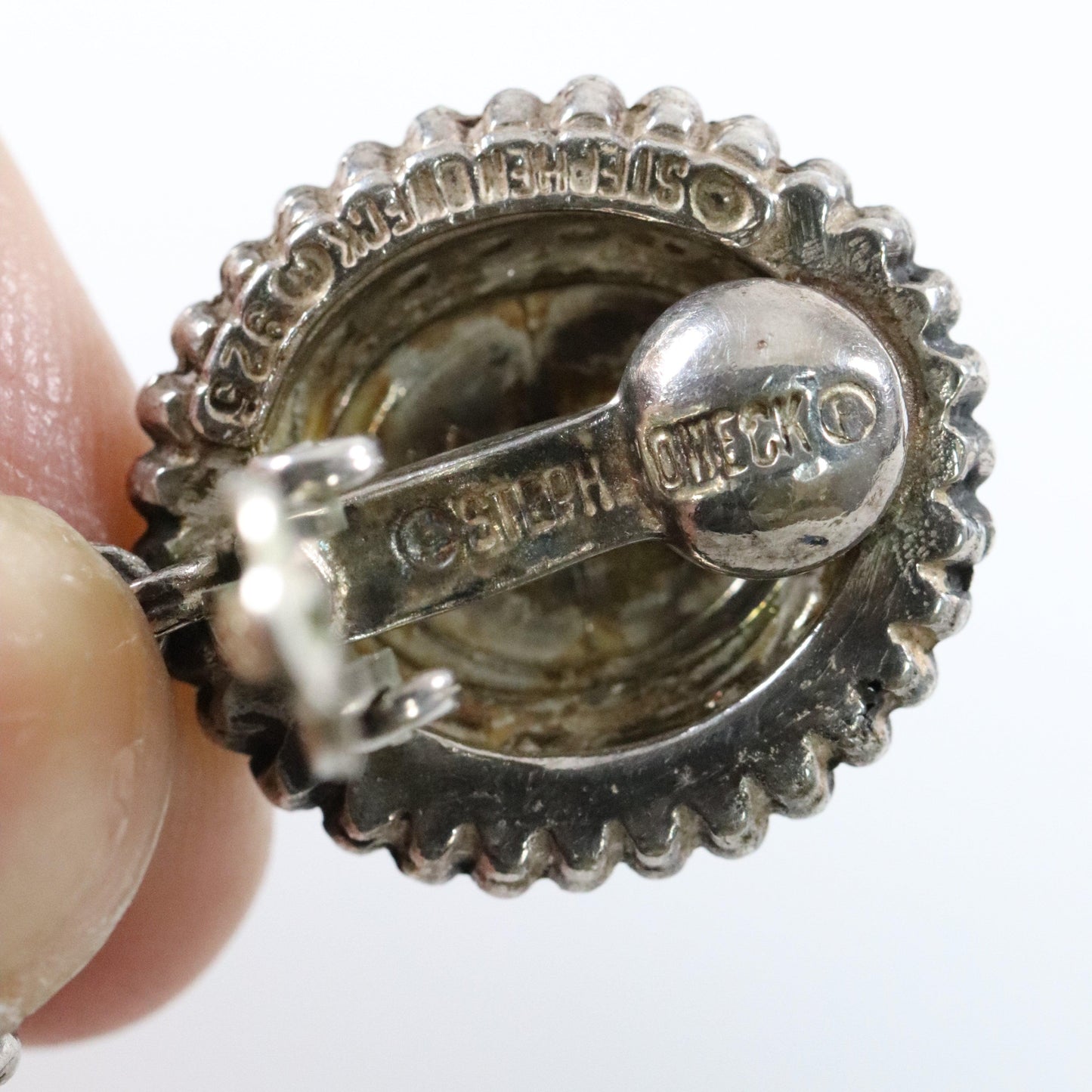 Vintage Silver Jewelry | Stephen Dweck Smokey Quartz Drop Earrings - Carmel FSJ