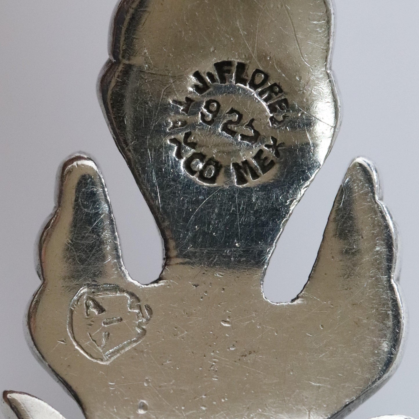 Vintage Taxco Silver Mexican Jewelry | J. Flores Foliate Panel Bracelet - Carmel FSJ