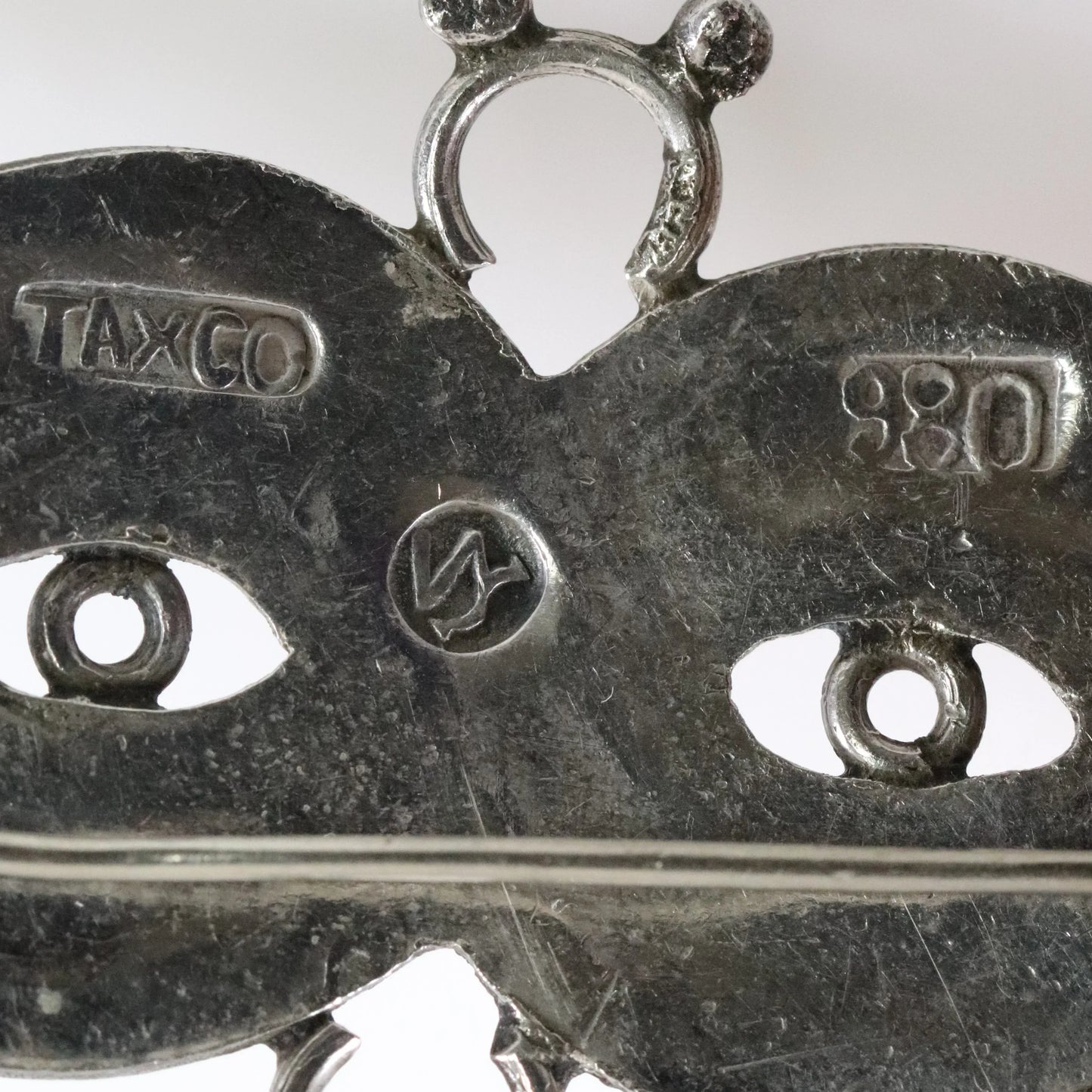 Vintage William Spratling Jewelry | 980 Sterling Silver Figurate Brooch Taxco Mexico - Carmel Fine Silver Jewelry