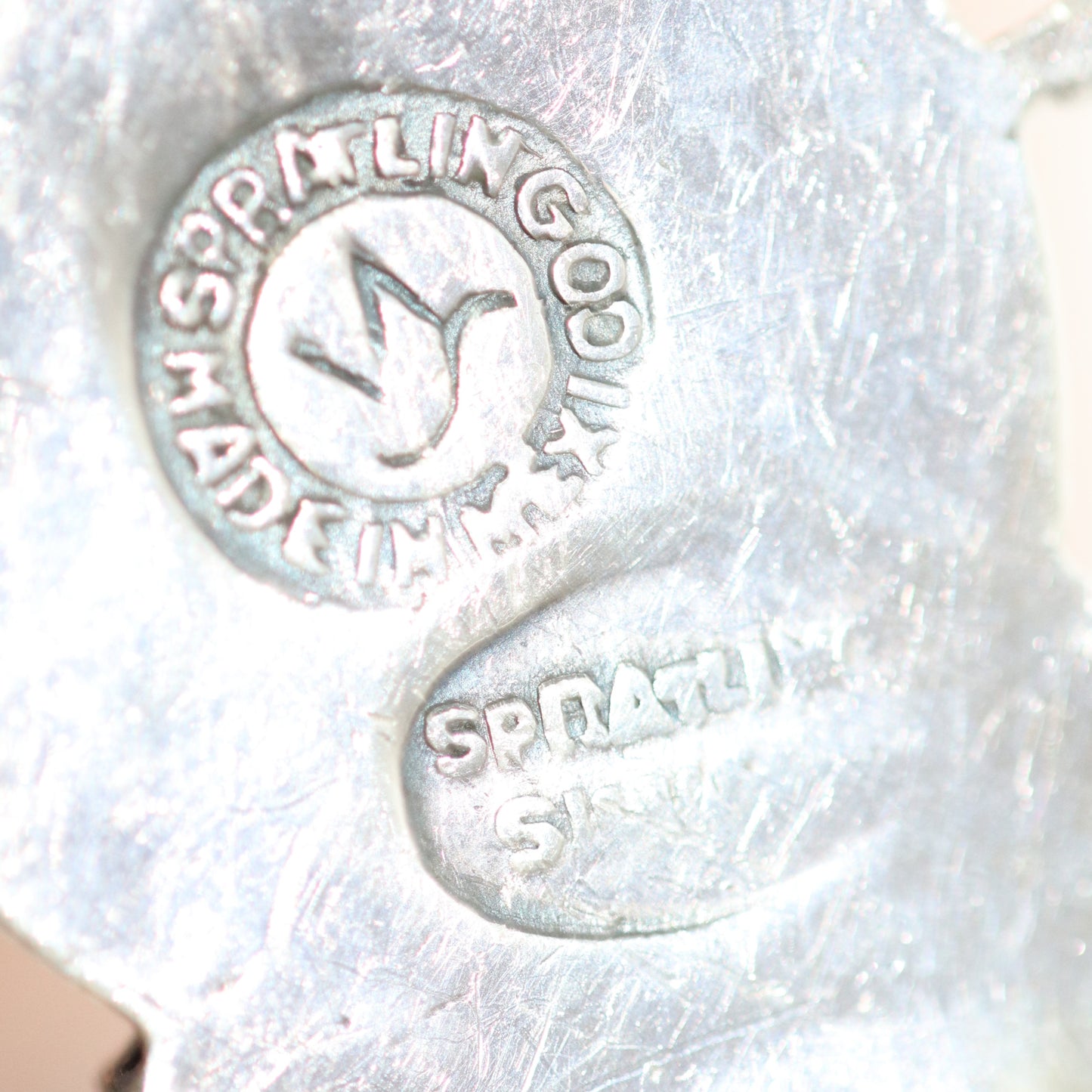 Vintage William Spratling Jewelry | Floral Amethyst Hand Necklace Mexico - Carmel FSJ