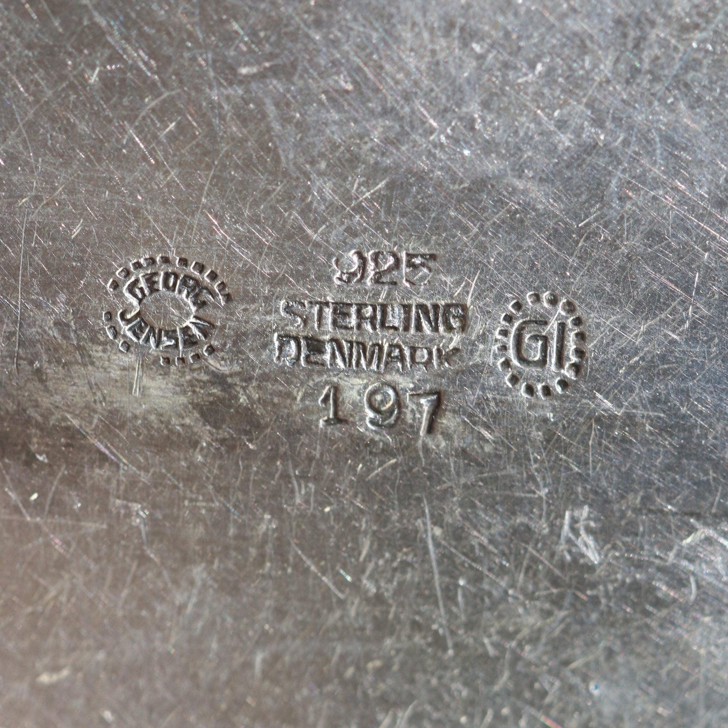 Early Georg Jensen Jewelry | Chrysoprase Art Nouveau Silver Vintage Brooch 197 - Carmel FSJ