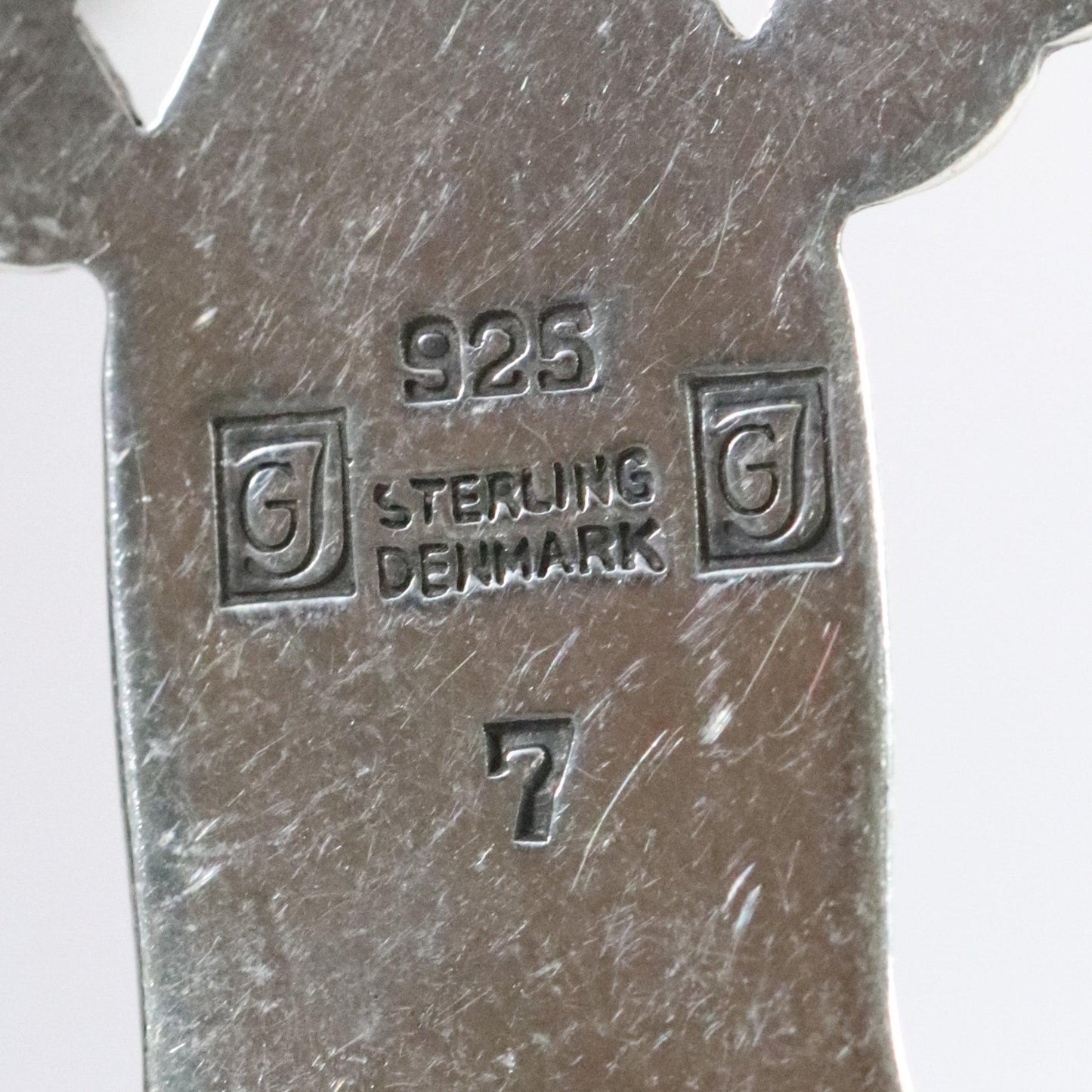 Georg Jensen Jewelry | Amethyst Art Nouveau Silver Vintage Necklace 7 - Carmel FSJ