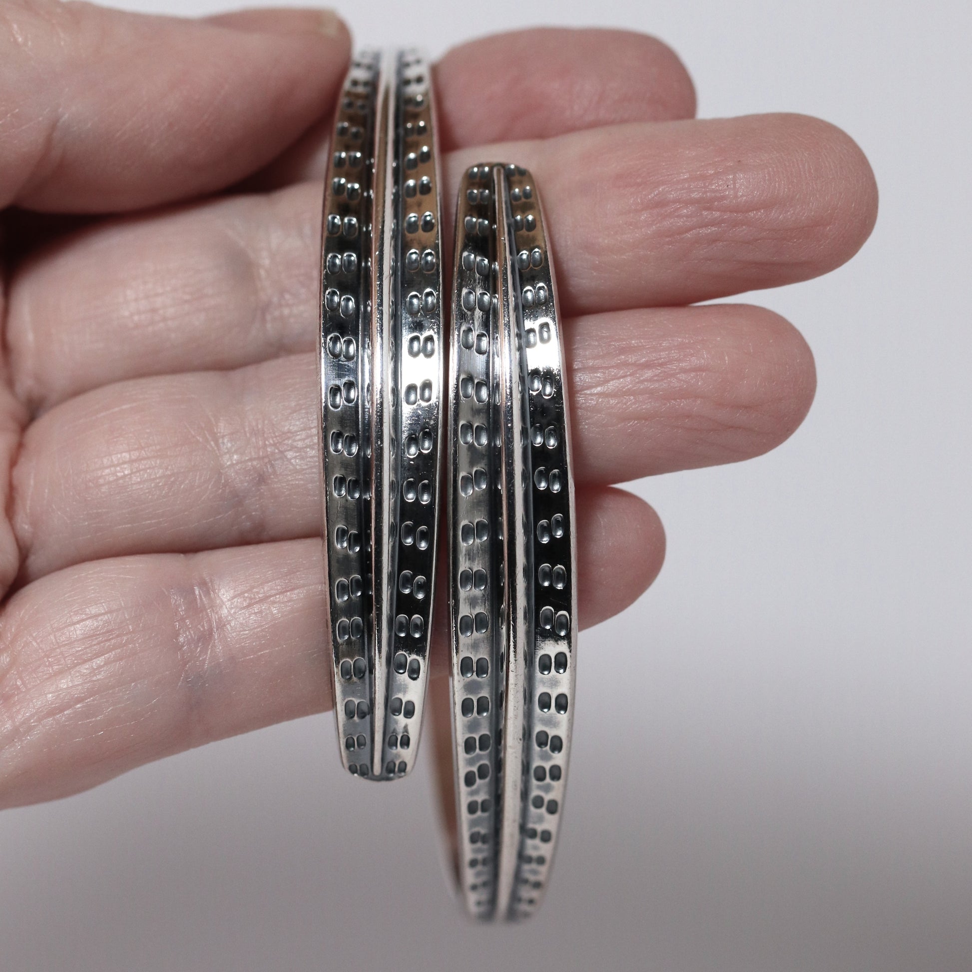 Vintage David Andersen Jewelry | Viking Saga Overlapping Bands Bangle Bracelet Denmark