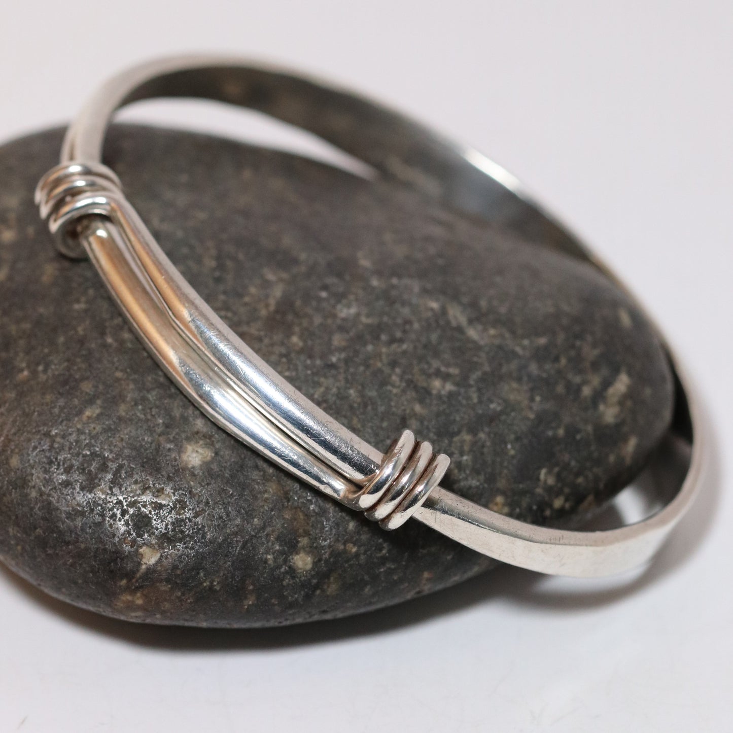 Vintage Ed Levin Silver Jewelry | Heavy Grand Signature Bracelet