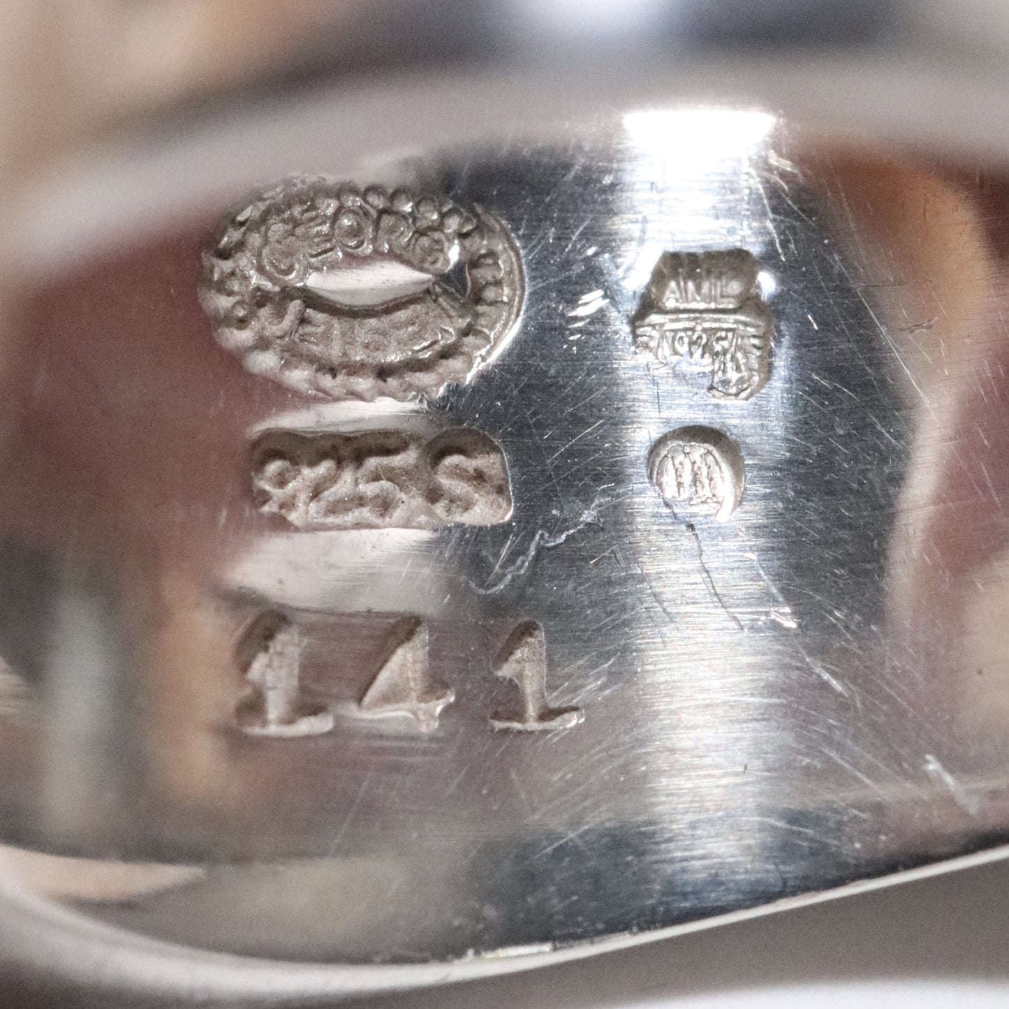 Vintage Georg Jensen Jewelry | Modernist Ring 141 Henning Koppel Design Denmark