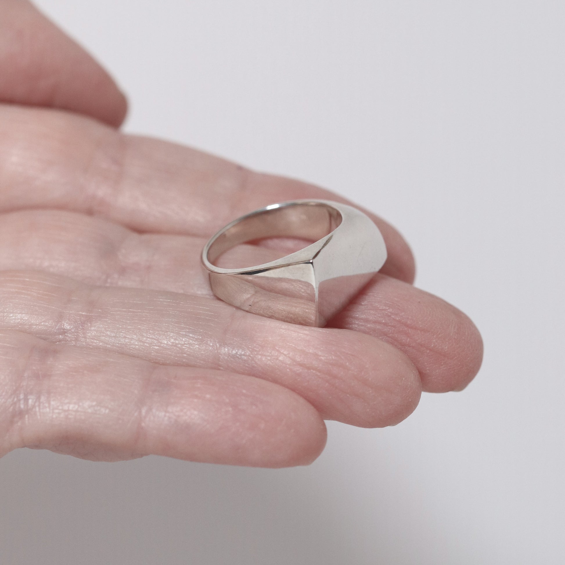 Vintage Georg Jensen Jewelry | Modernist Ring 141 Henning Koppel Design Denmark