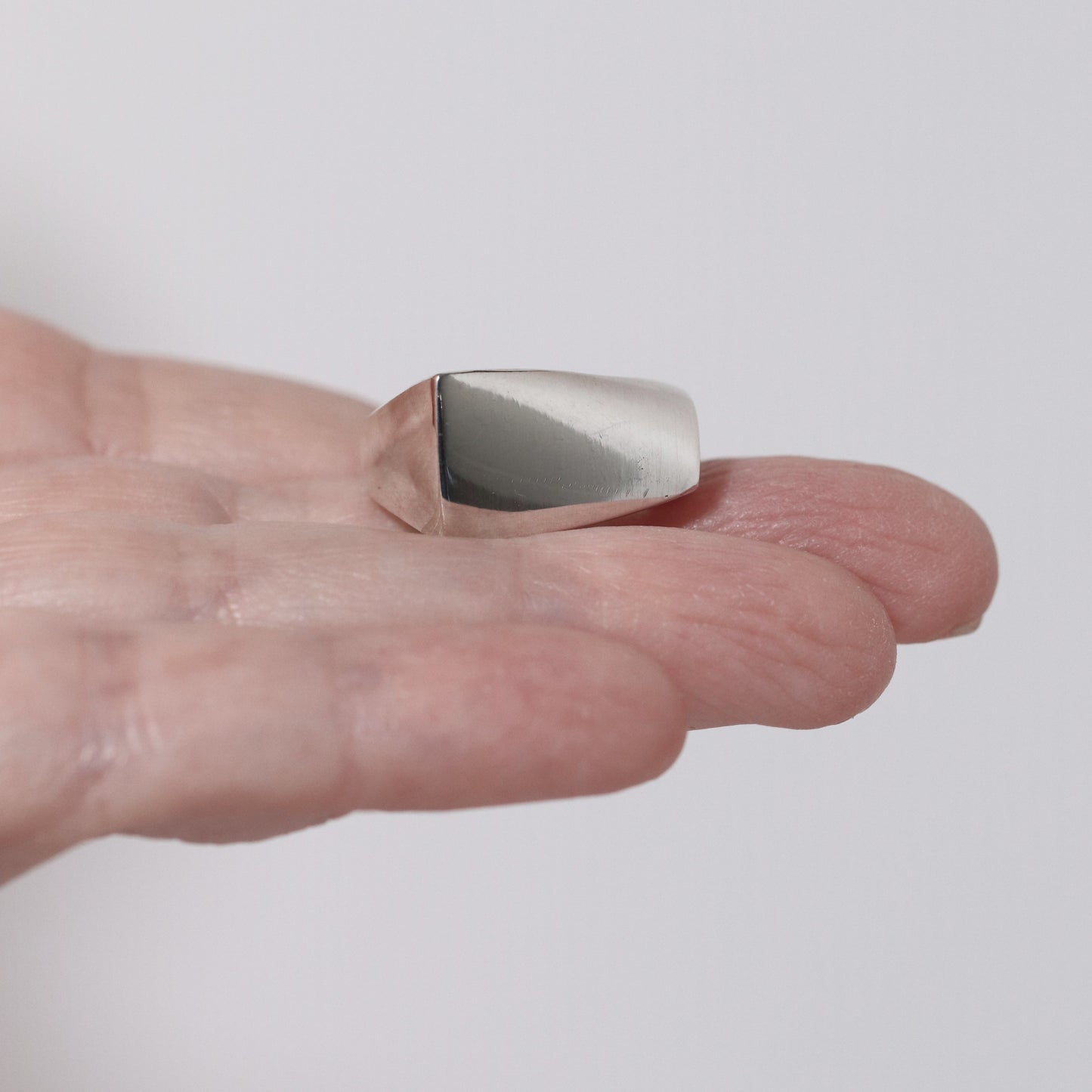 Vintage Georg Jensen Jewelry | Modernist Ring 141 Henning Koppel Design Denmark