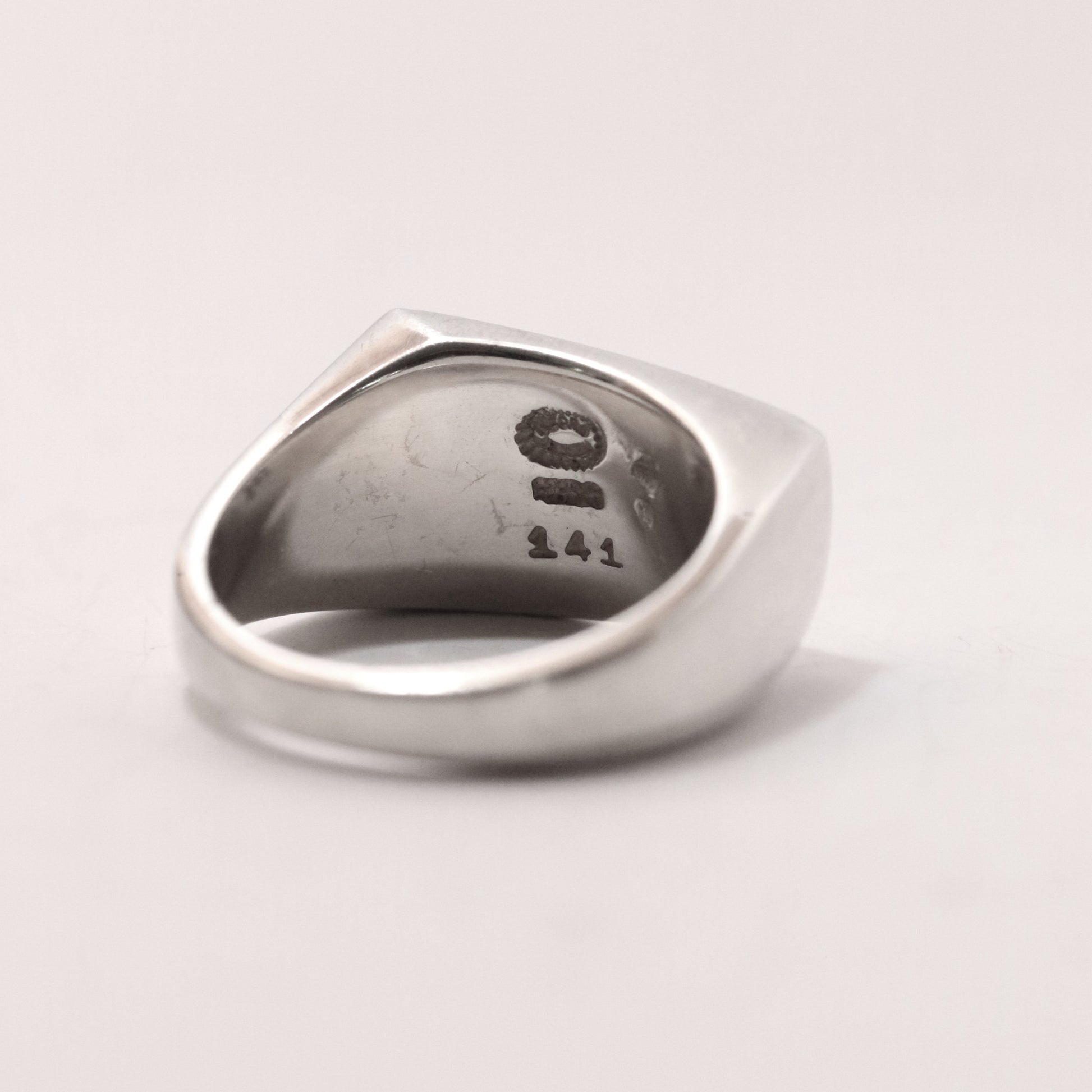 Vintage Georg Jensen Jewelry | Modernist Ring 141 Henning Koppel Design Denmark