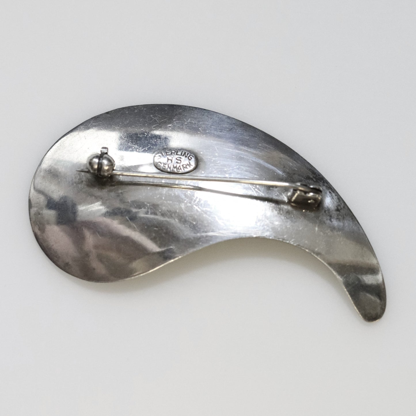 Vintage Hermann Siersbøl Jewelry | Mid-Century Modernist Abstract Brooch Denmark