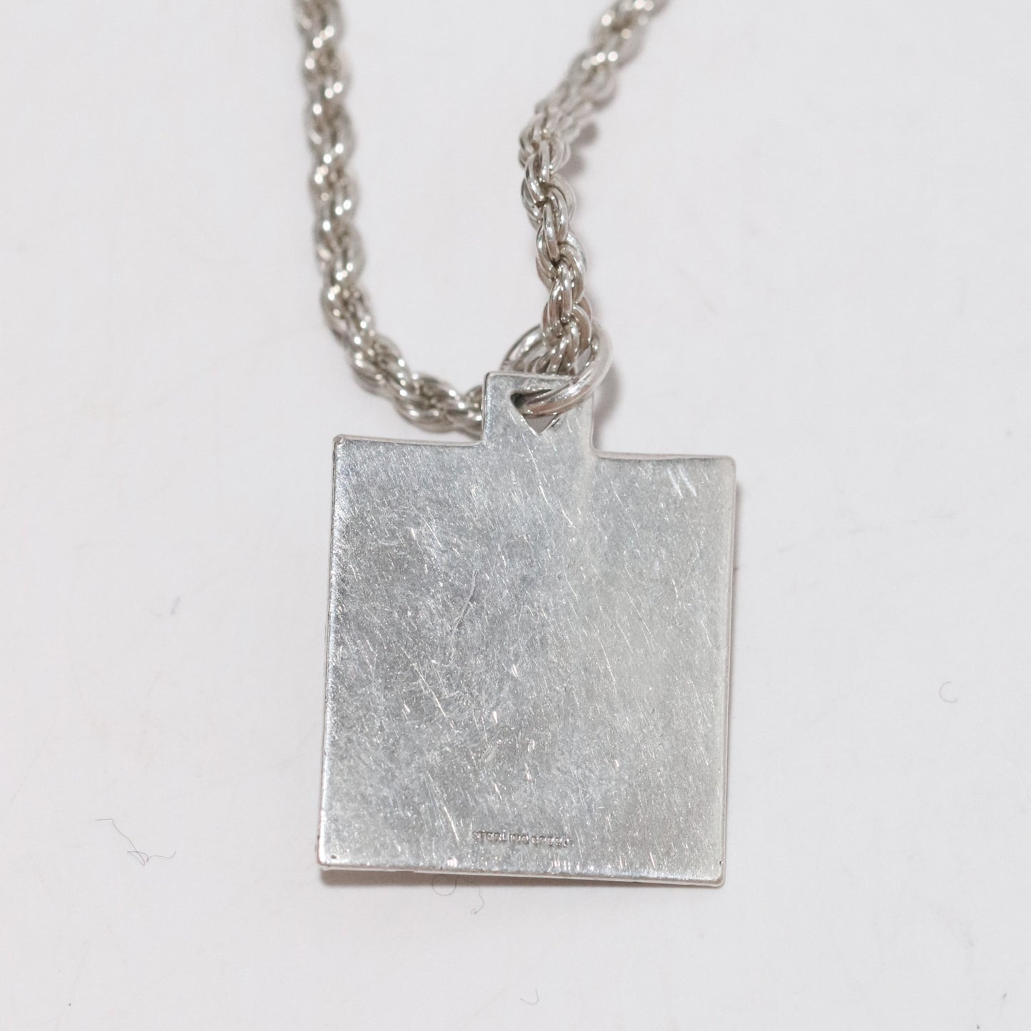 Vintage Silver Jewelry | Creed Holy Spirit Dove Charm Necklace