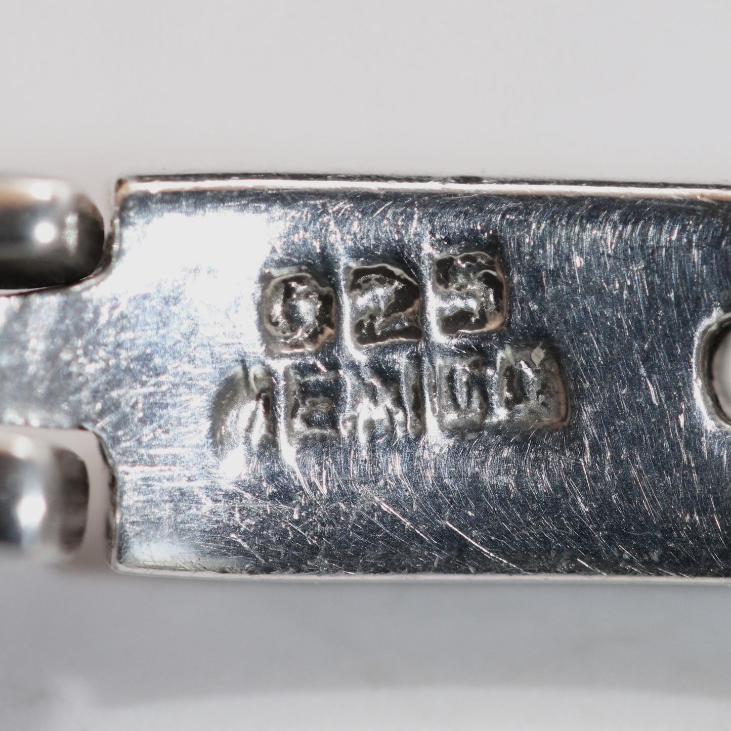 Vintage Modernist Silver Mexican Jewelry | Handcrafted Link Solid Sterling Silver Bracelet