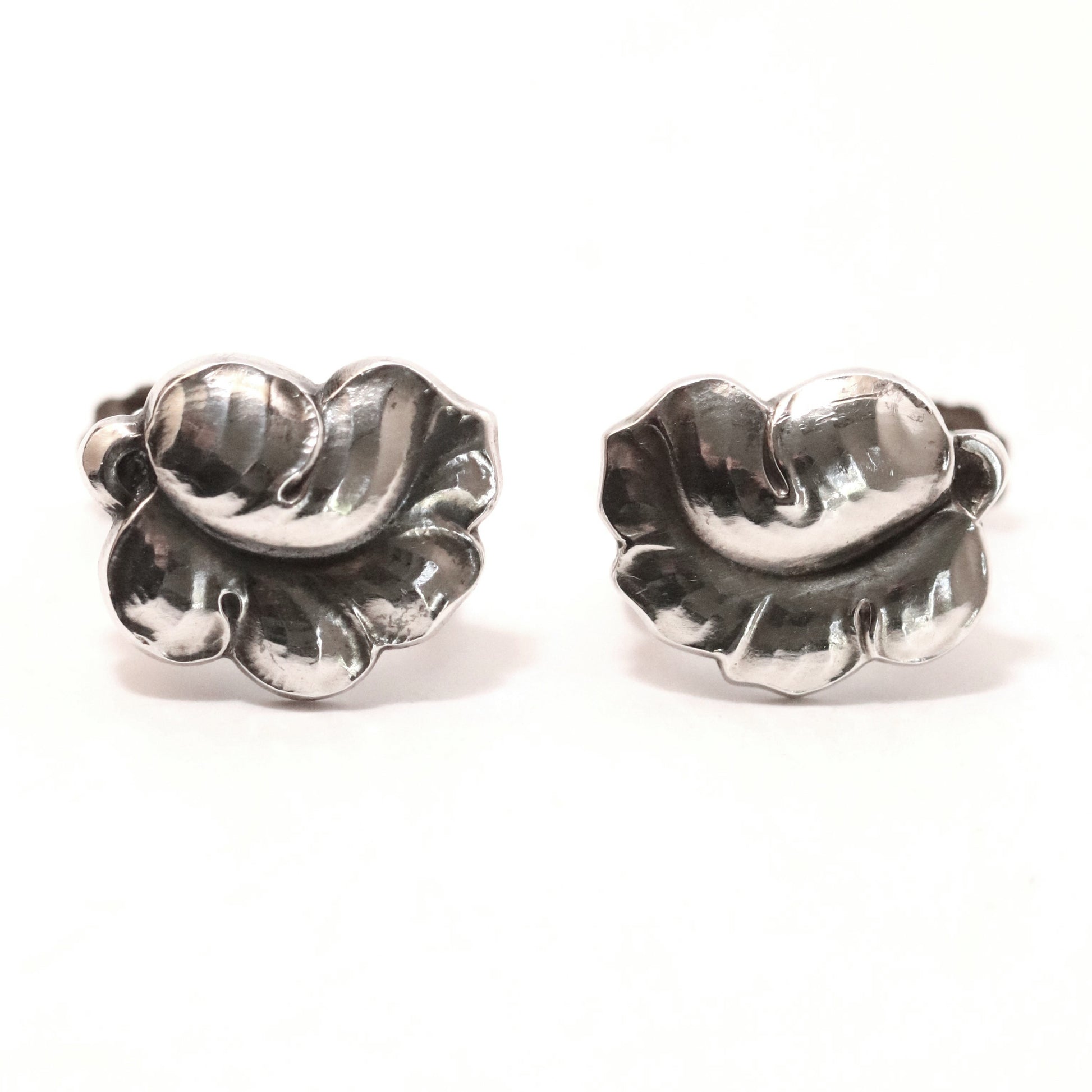 Vintage Georg Jensen Jewelry | Grape Leaf Earrings 50B Denmark