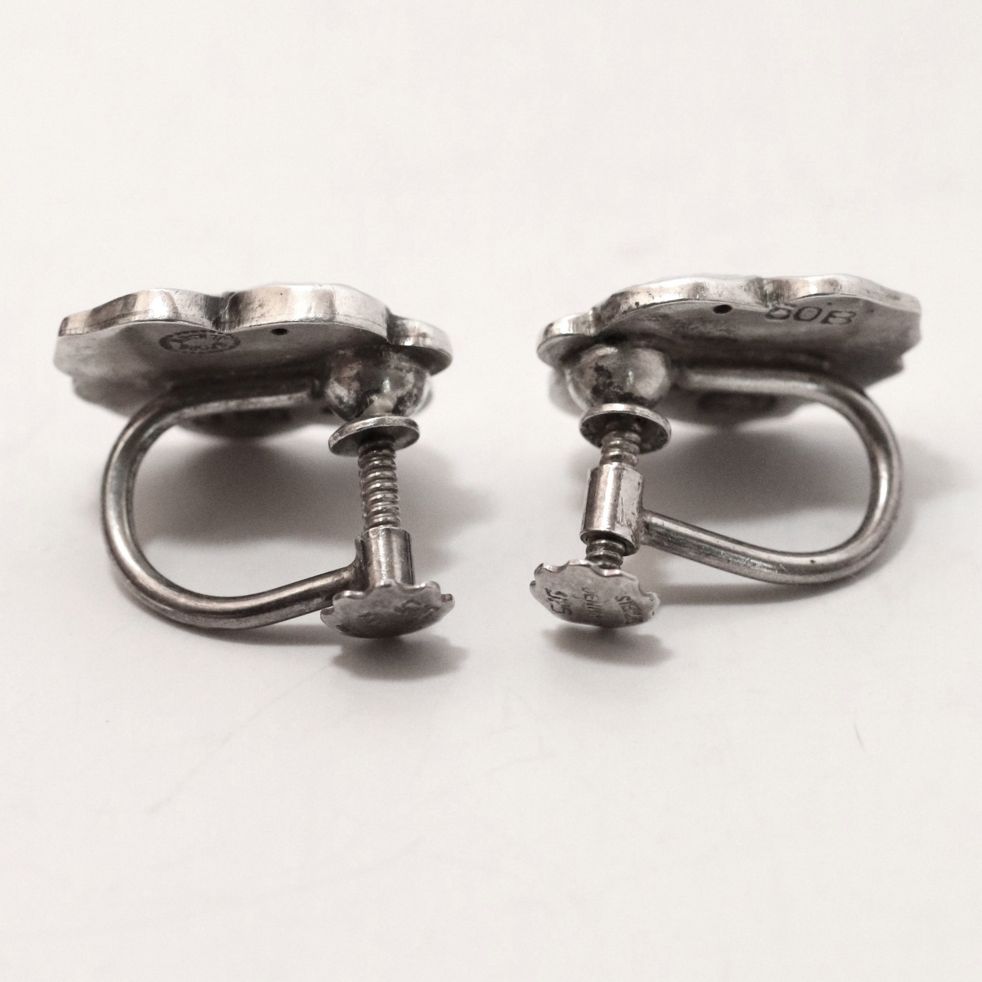 Vintage Georg Jensen Jewelry | Grape Leaf Earrings 50B Denmark