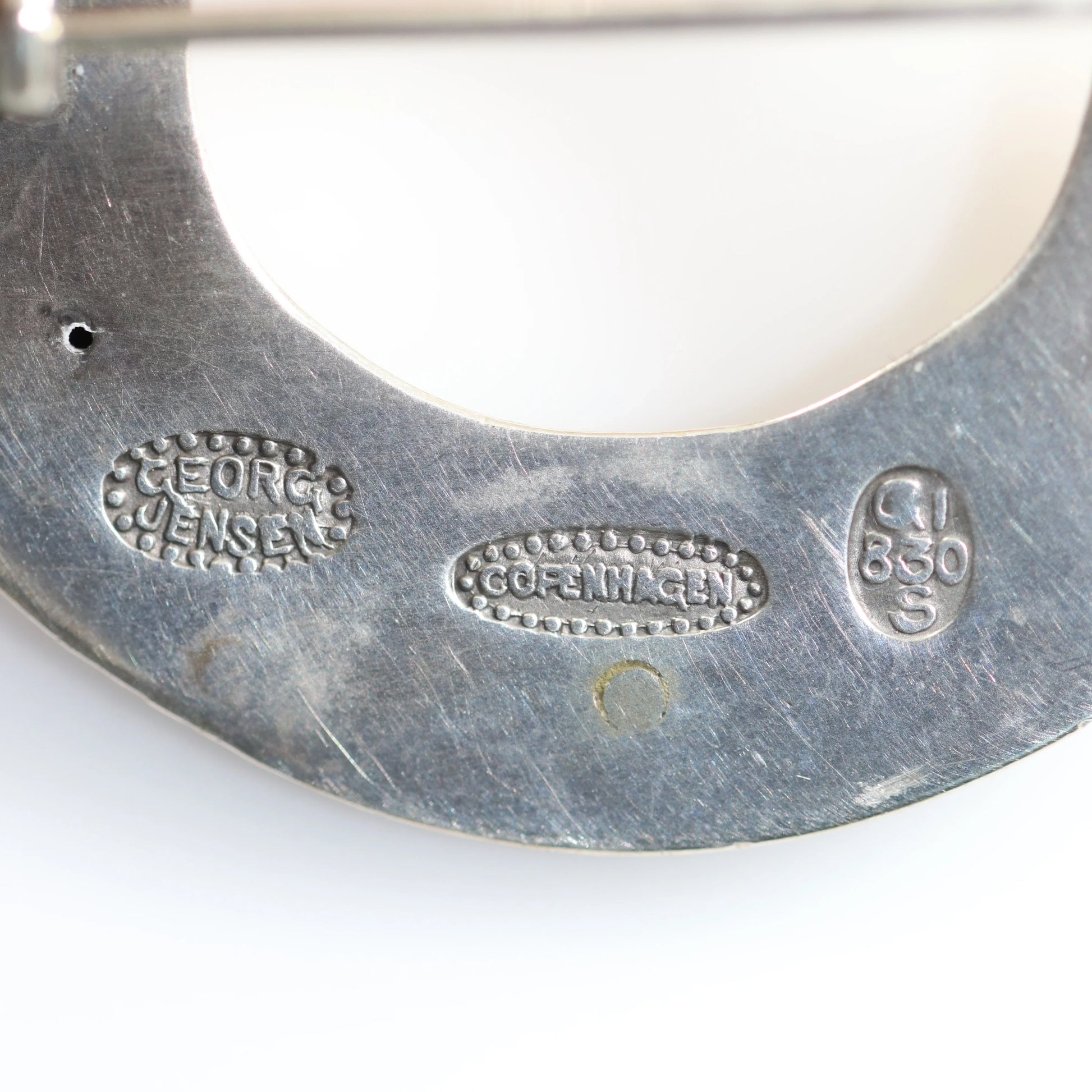 Antique Georg Jensen Jewelry | Early Coral Wreath Art Nouveau Brooch 49 - Carmel Fine Silver Jewelry