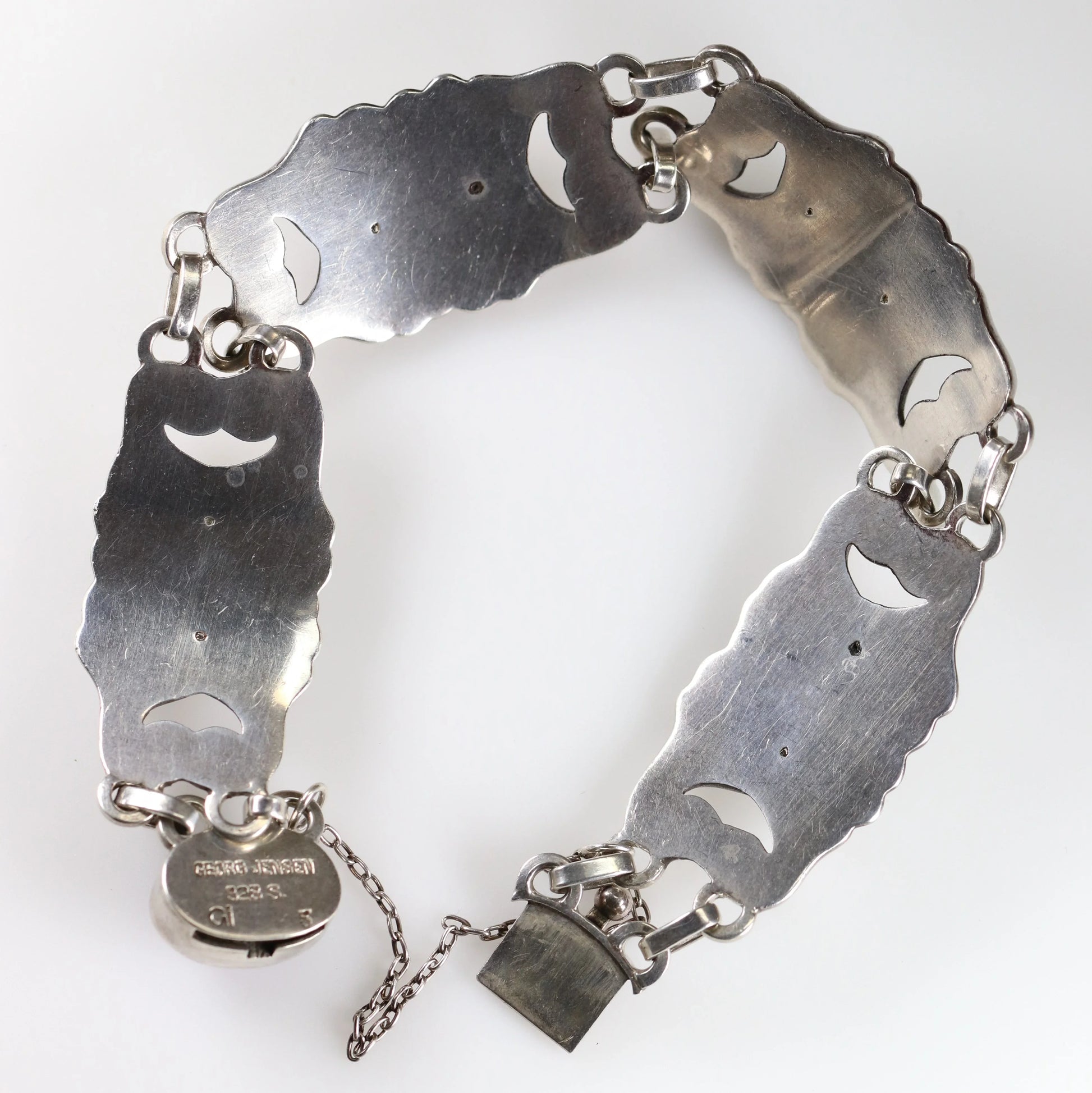 Antique Georg Jensen Jewelry | Rare Amethyst Bracelet 5 - Carmel Fine Silver Jewelry