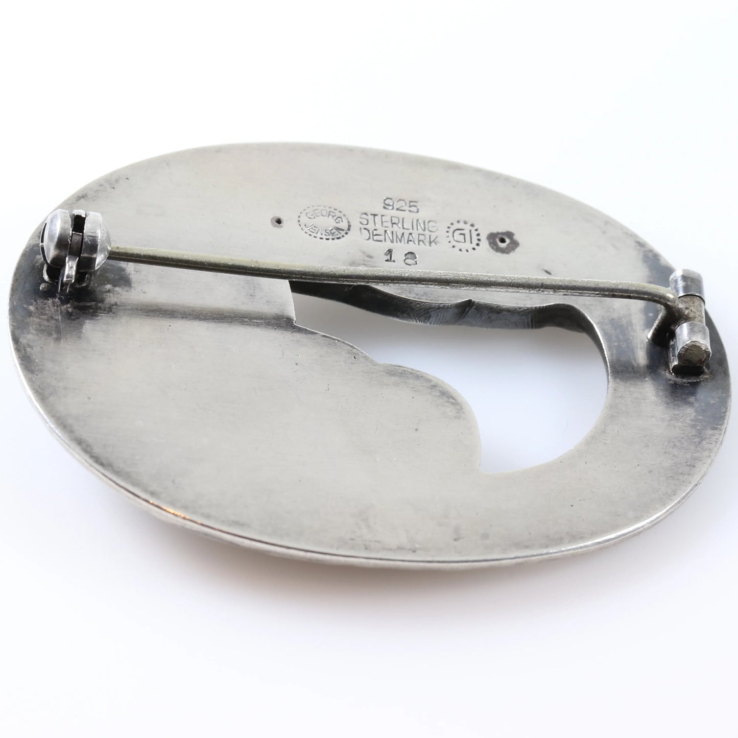 Early Georg Jensen Jewelry | Foliate Berry Art Nouveau Silver Vintage Brooch 18 - Carmel Fine Silver Jewelry