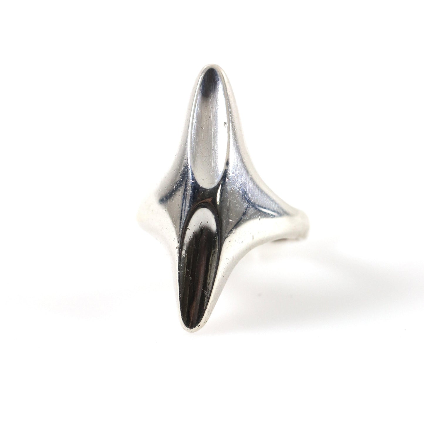 Georg Jensen Jewelry | Modernist Sterling Silver Vintage Ring 128 - Carmel Fine Silver Jewelry