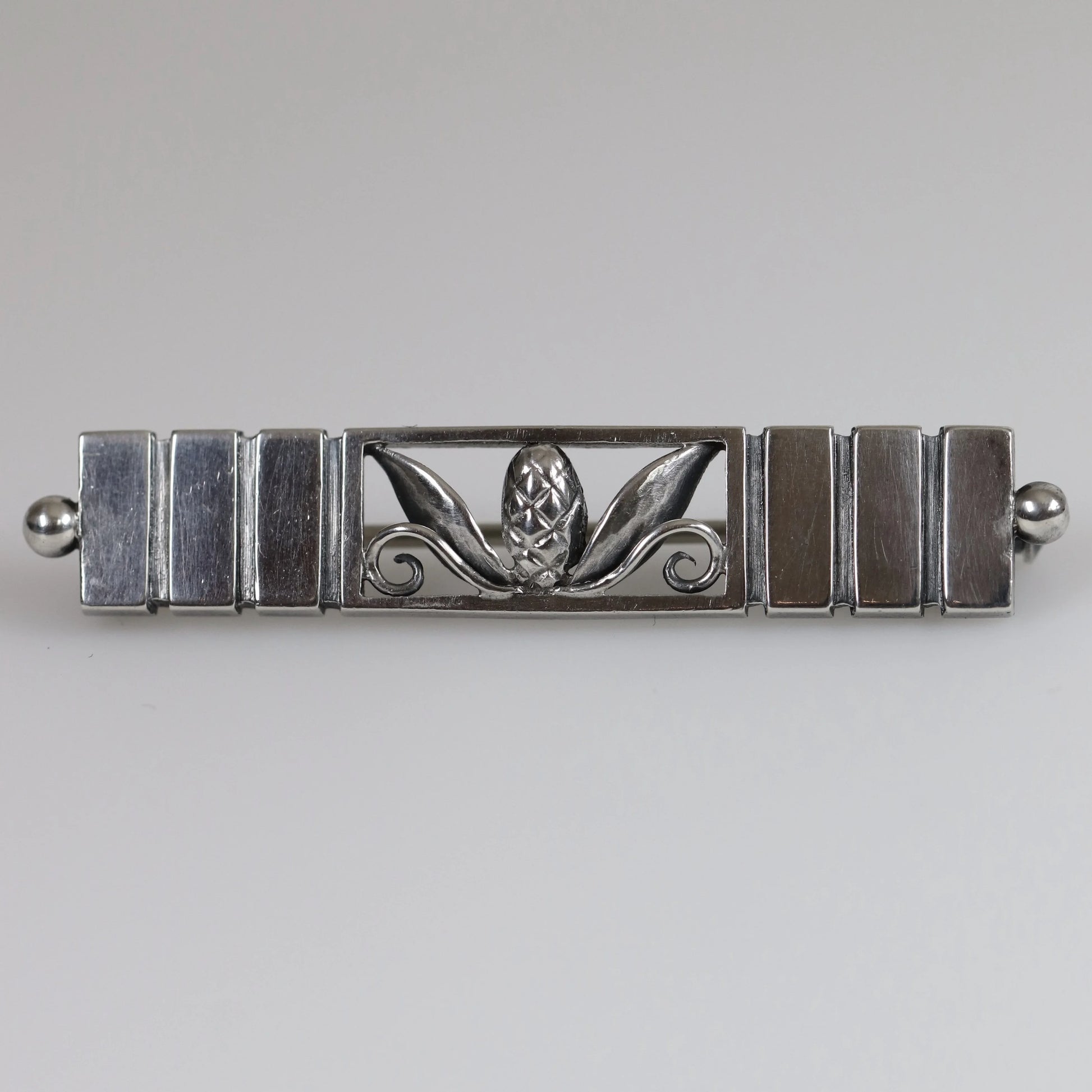 Georg Jensen Jewelry | Ornate Art Nouveau Silver Vintage Brooch 236 - Carmel Fine Silver Jewelry