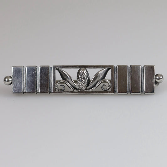 Georg Jensen Jewelry | Ornate Art Nouveau Silver Vintage Brooch 236 - Carmel Fine Silver Jewelry