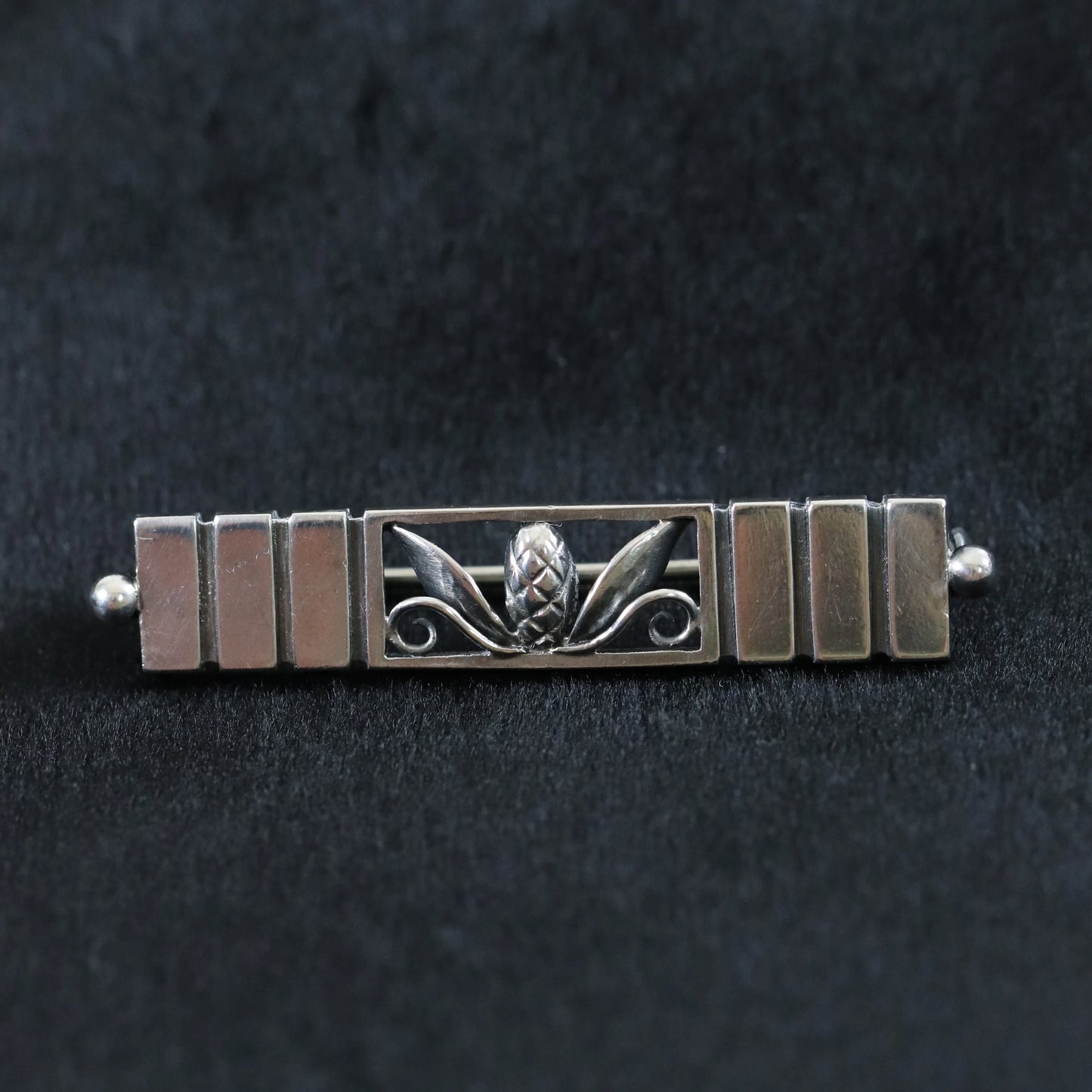 Georg Jensen Jewelry | Ornate Art Nouveau Silver Vintage Brooch 236 - Carmel Fine Silver Jewelry