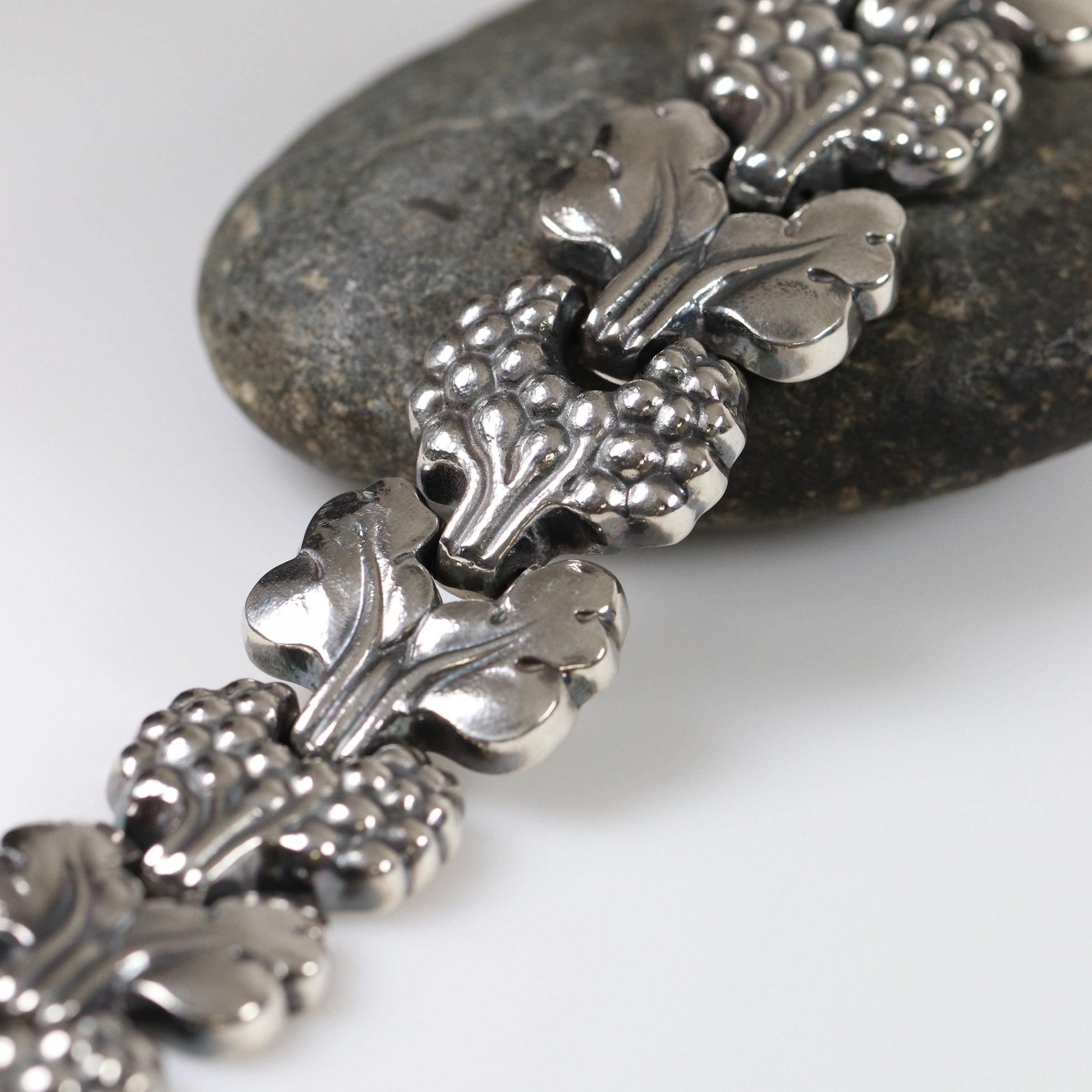 Georg Jensen Jewelry | Paris Labradorite Art Deco Silver Vintage Necklace 30 - Carmel Fine Silver Jewelry