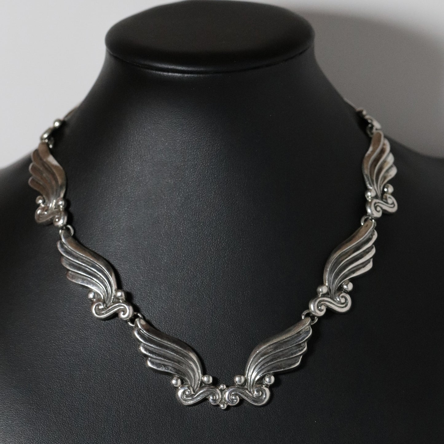 Margot de Taxco Winged Collar Necklace - Carmel Fine Silver Jewelry