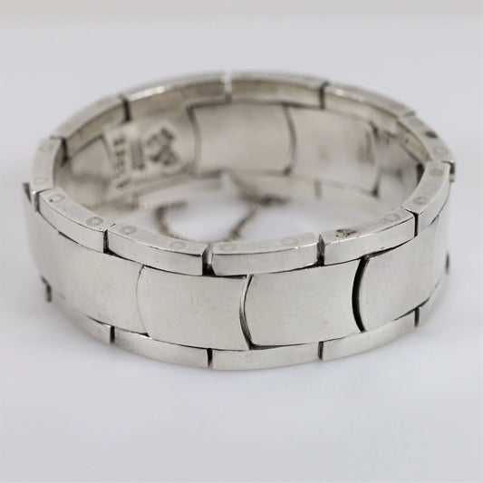 SOLD OUT: Antonio Pineda Bracelet | Taxco Mid-Century Modernist Panel | Vintage 970 Sterling Silver Mexico - Carmel Fine Silver Jewelry