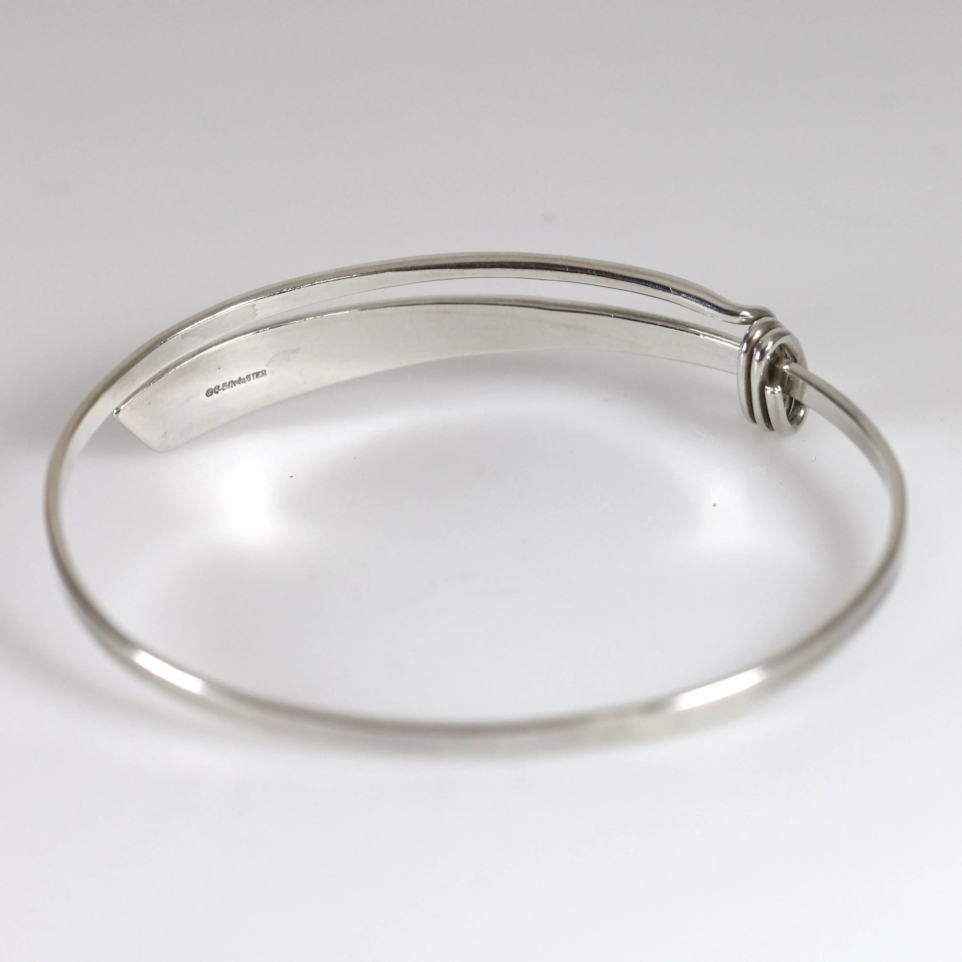 SOLD OUT: Ed Levin Blade Bracelet | Vintage Sterling Silver | Adjustable Modernist Mid-Century Bangle - Carmel Fine Silver Jewelry