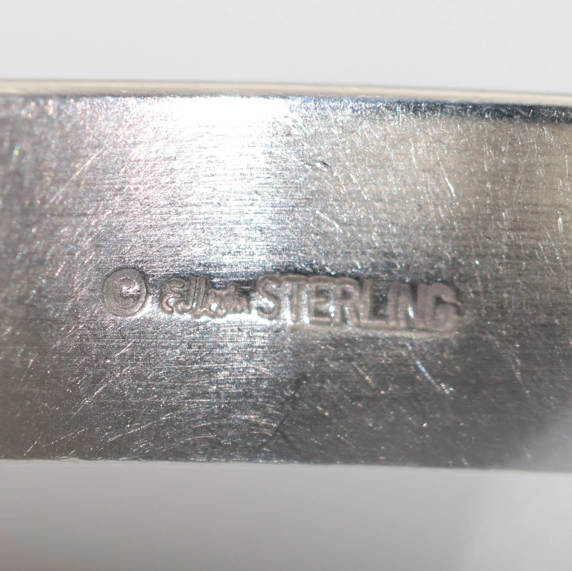 SOLD OUT: Ed Levin Bracelet | Flower Pattern Bracelet | Vintage Sterling Silver Vermont - Carmel Fine Silver Jewelry