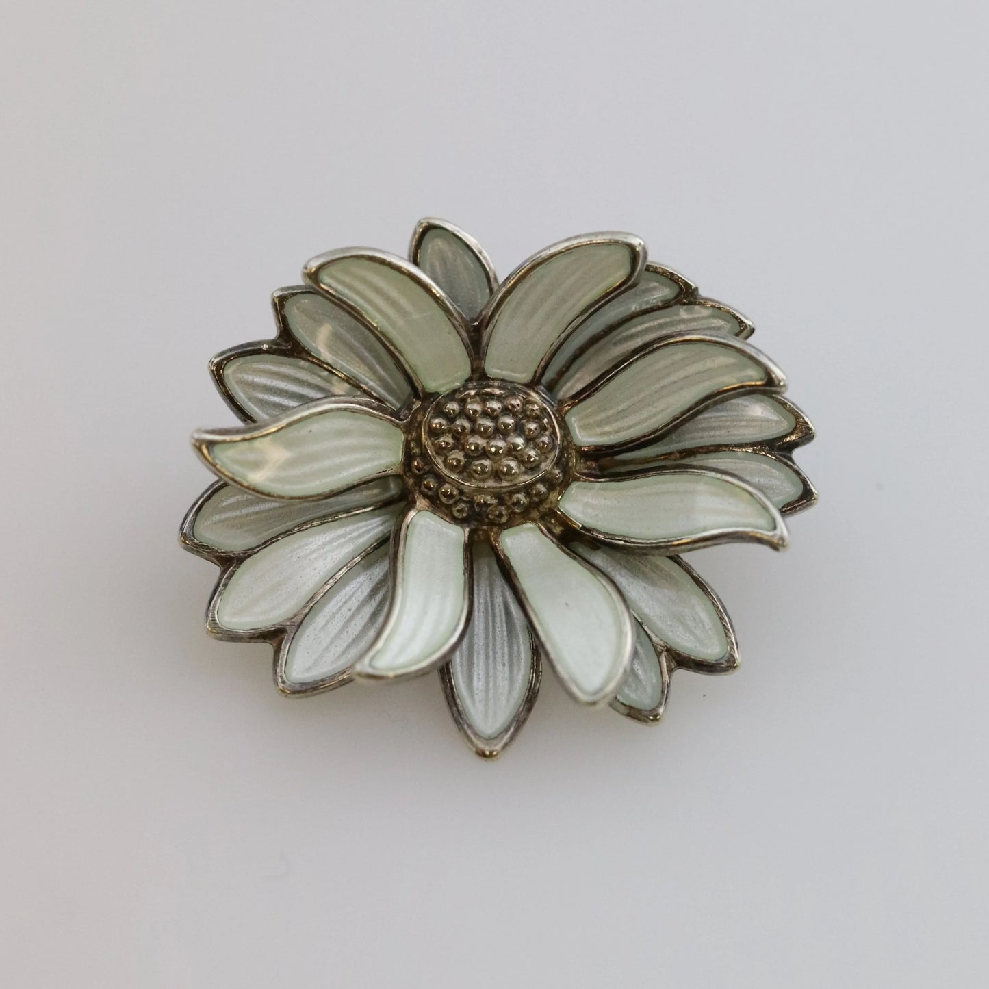 SOLD OUT: ESTATE DAVID ANDERSEN FLORAL ENAMEL PIN - Carmel Fine Silver Jewelry