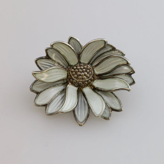 SOLD OUT: ESTATE DAVID ANDERSEN FLORAL ENAMEL PIN - Carmel Fine Silver Jewelry