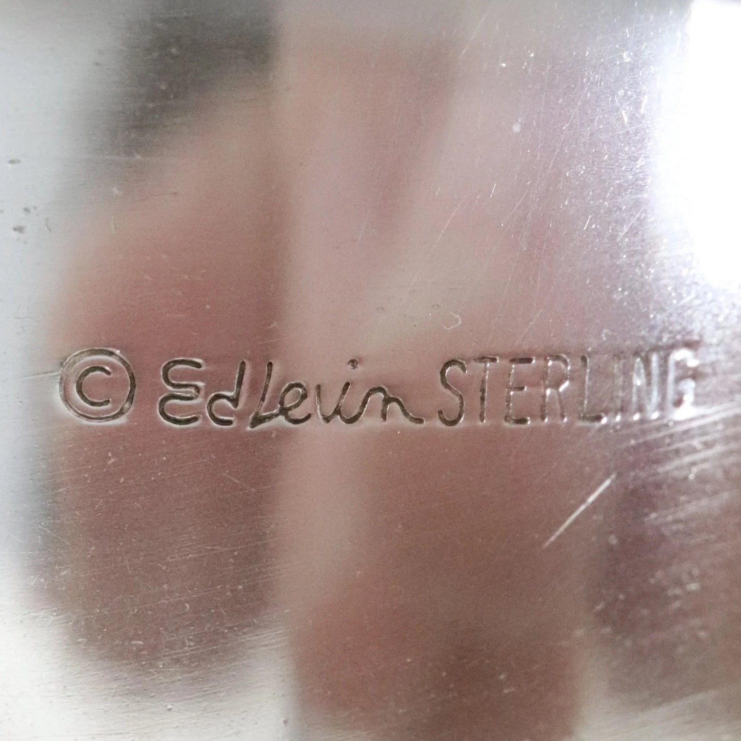 SOLD OUT: ESTATE ED LEVIN ETCHED WIDE CUFF BRACELET - Carmel Fine Silver Jewelry