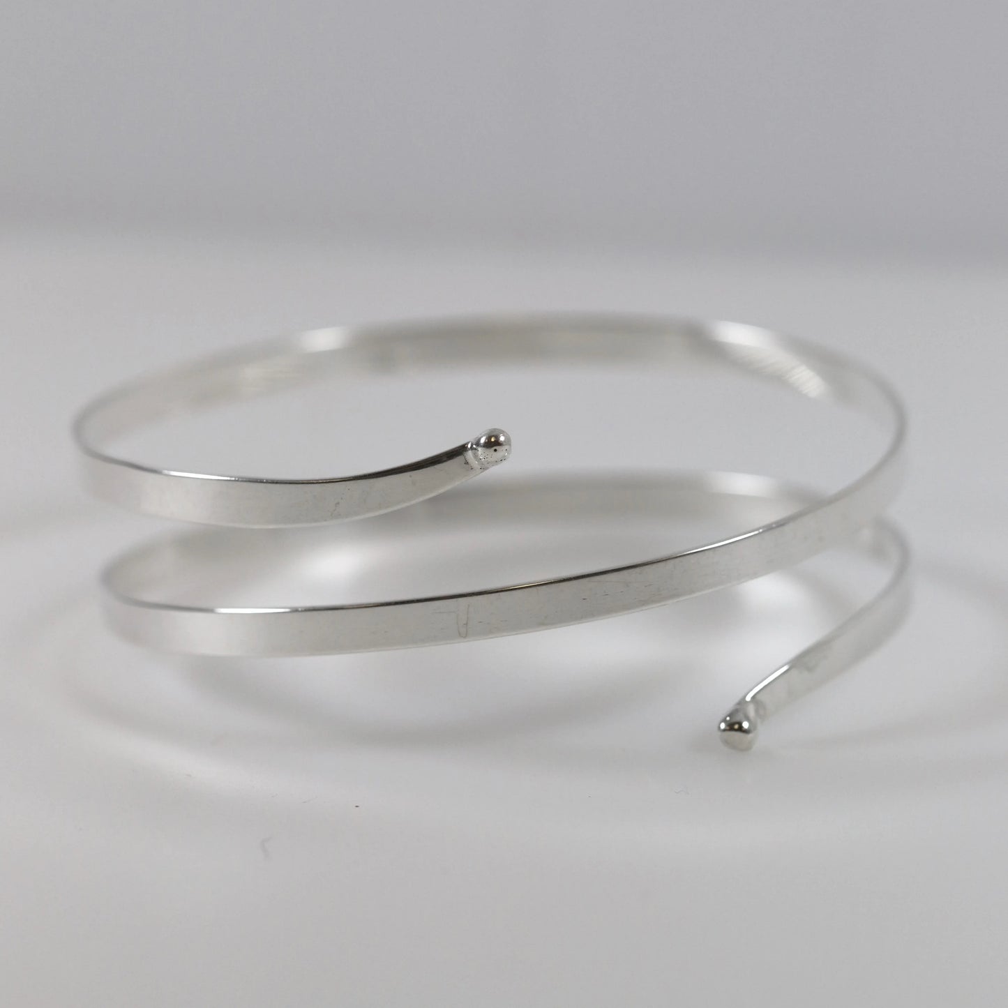 SOLD OUT: ESTATE ED LEVIN WRAP BANGLE BRACELET - Carmel Fine Silver Jewelry